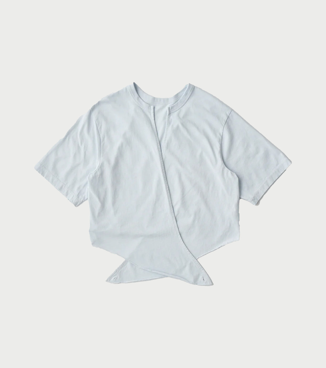 Unfil COTTON OPEN-END YARN GARMENT DYEING WRAPPED-FRONT C/D, Mist Blue