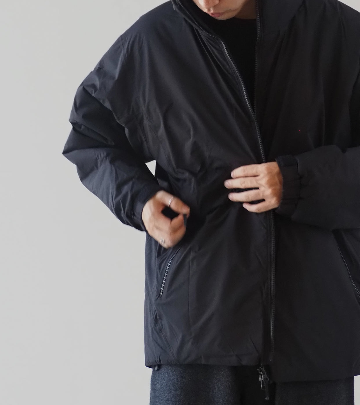 Goldwin Windstopper by GORE-TEX Labs Puffy Jacket, Black