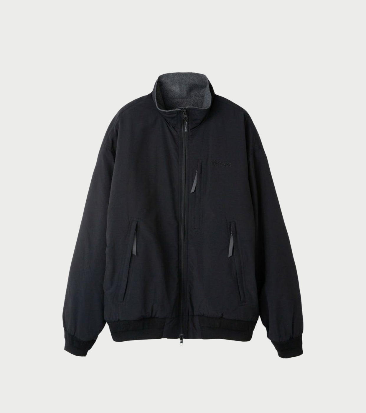WILD THINGS STAND UP JACKET FLEECE LINING , Black