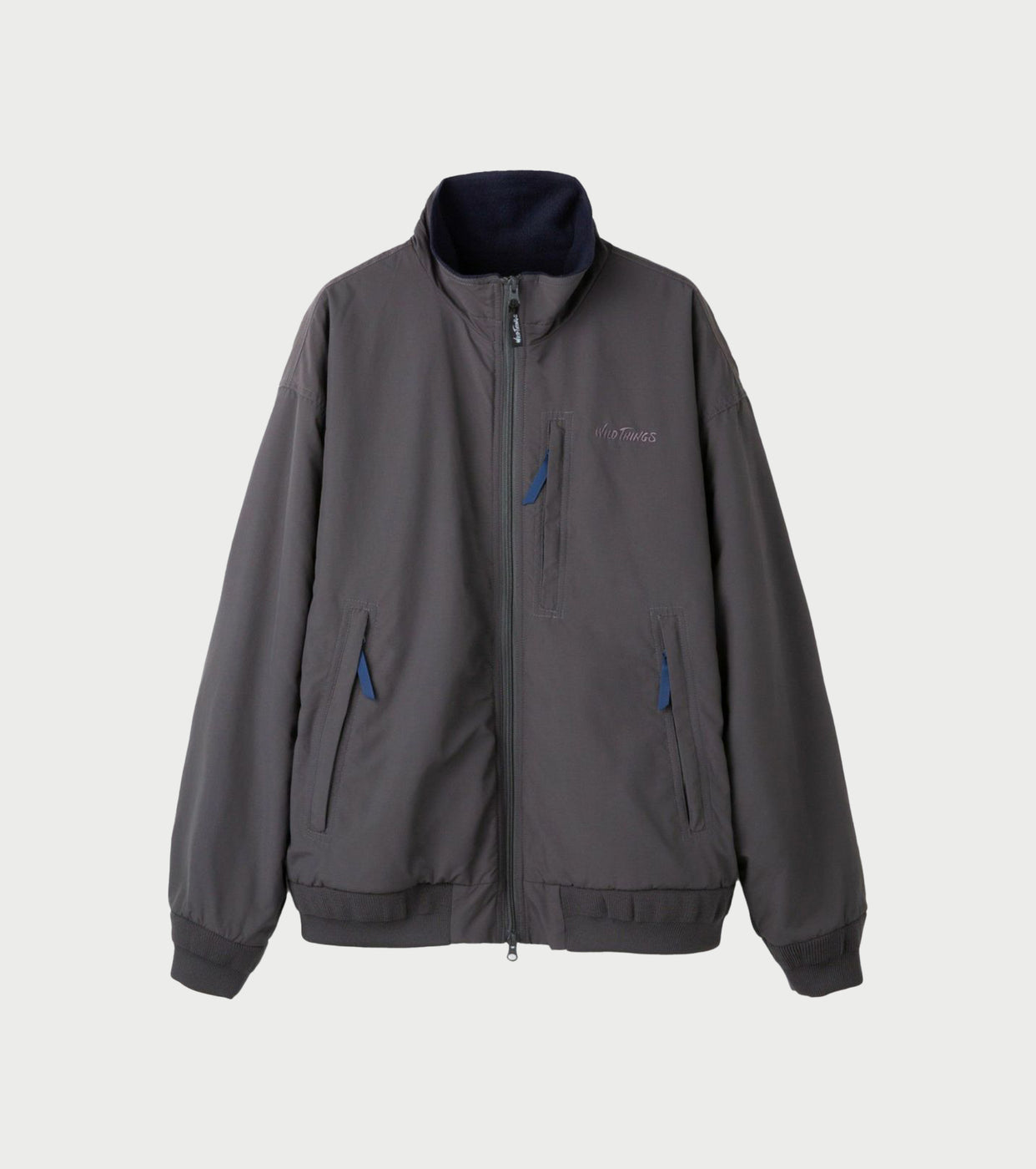 WILD THINGS STAND UP JACKET FLEECE LINING , Gray