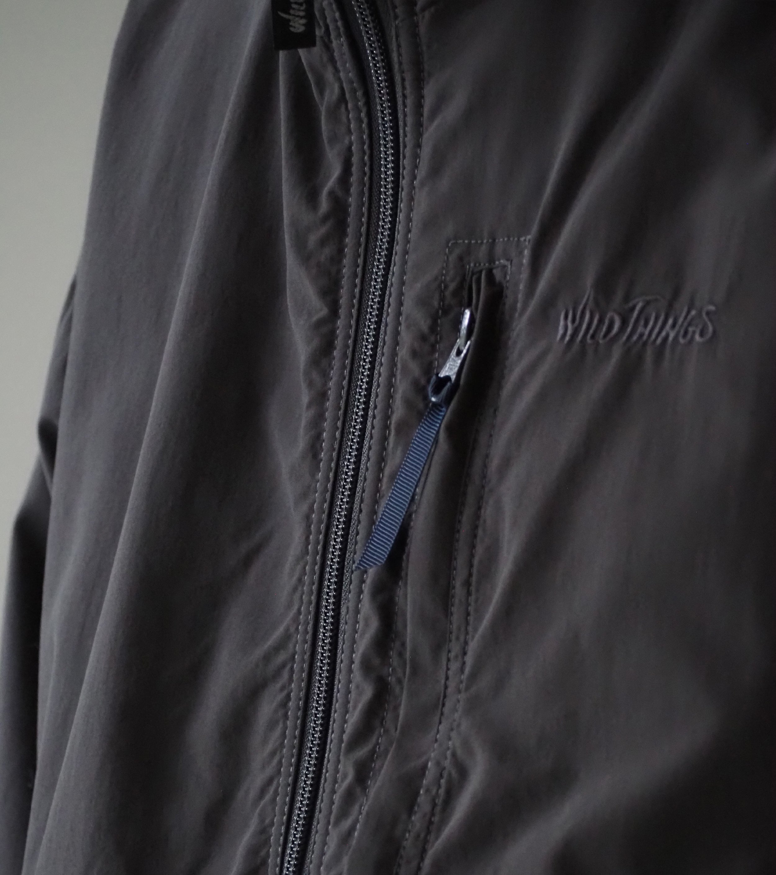 WILD THINGS STAND UP JACKET FLEECE LINING , Gray