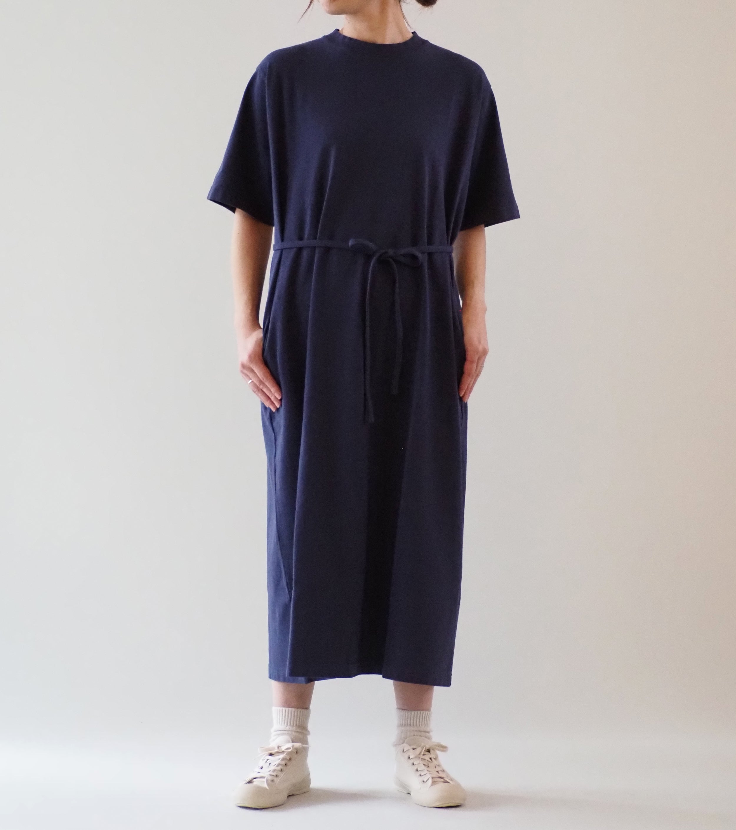 blurhms  Piece dyed Dress ,  Dark Purple Navy