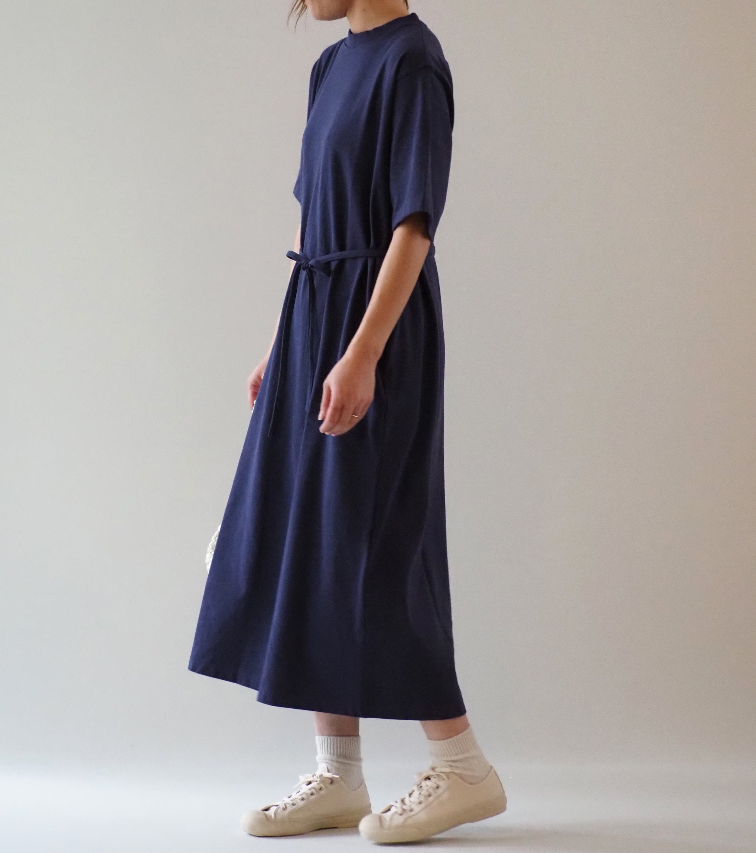 blurhms  Piece dyed Dress ,  Dark Purple Navy