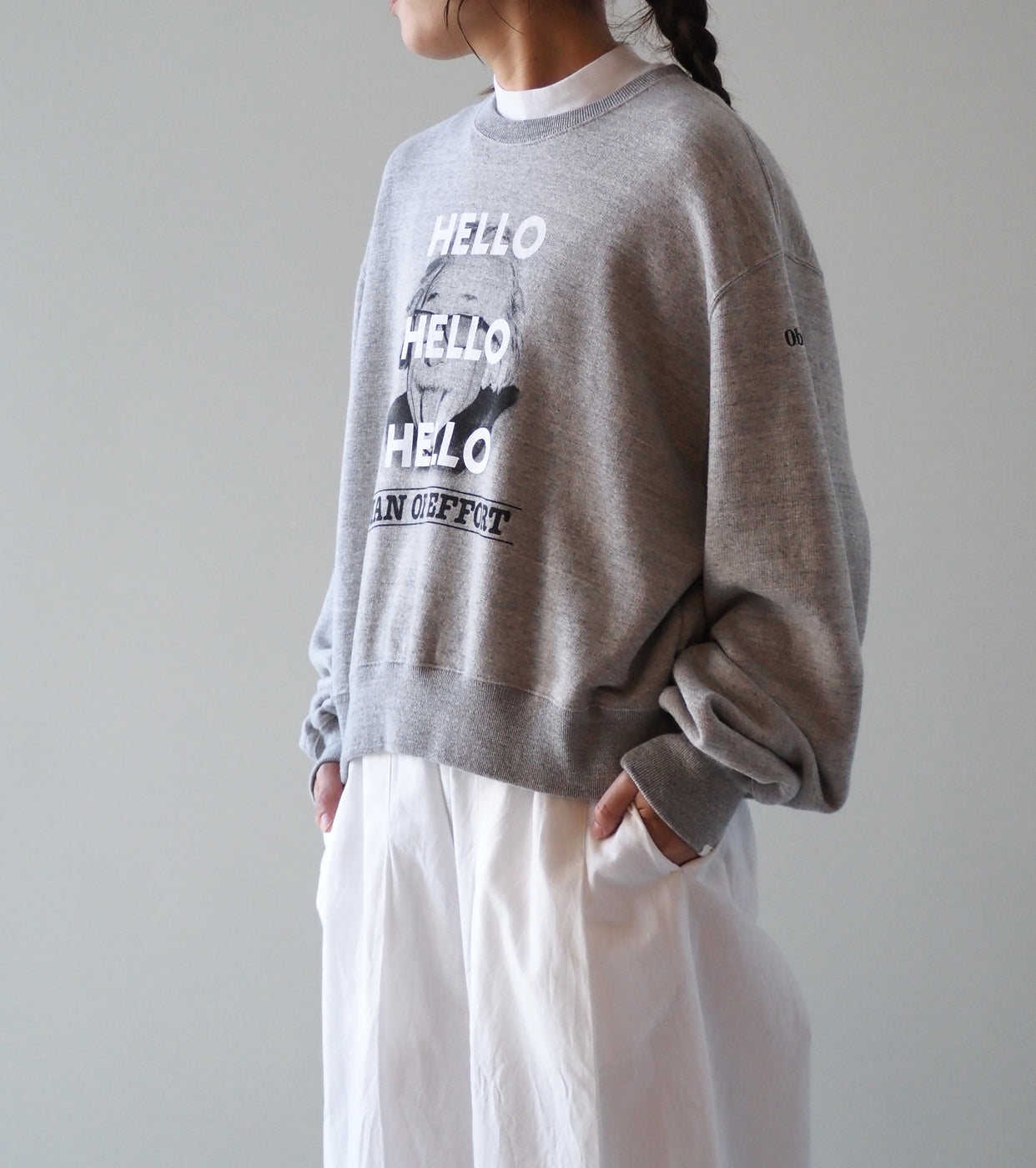 Oblada  HELLO SWEAT , Gray