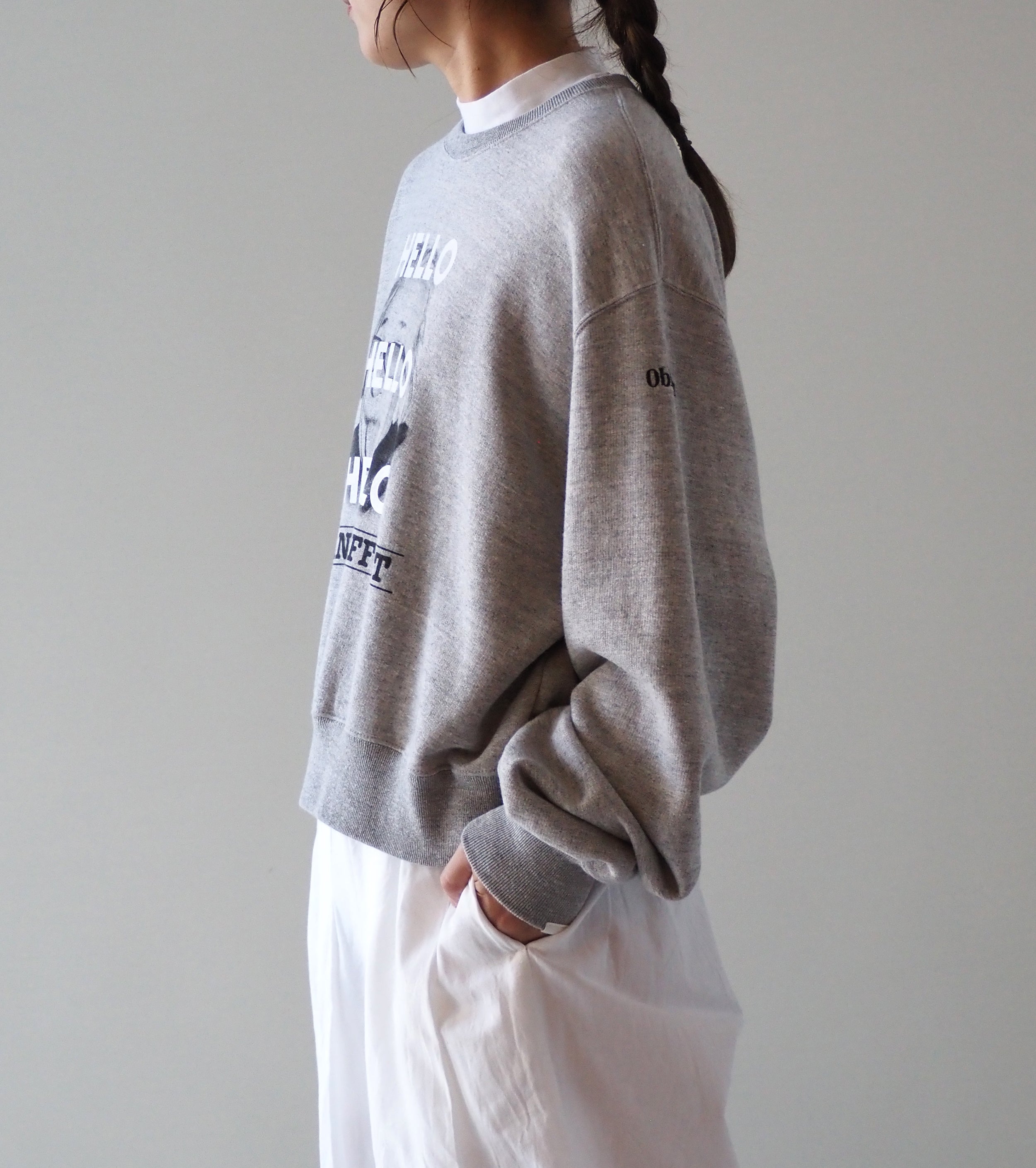Oblada  HELLO SWEAT , Gray