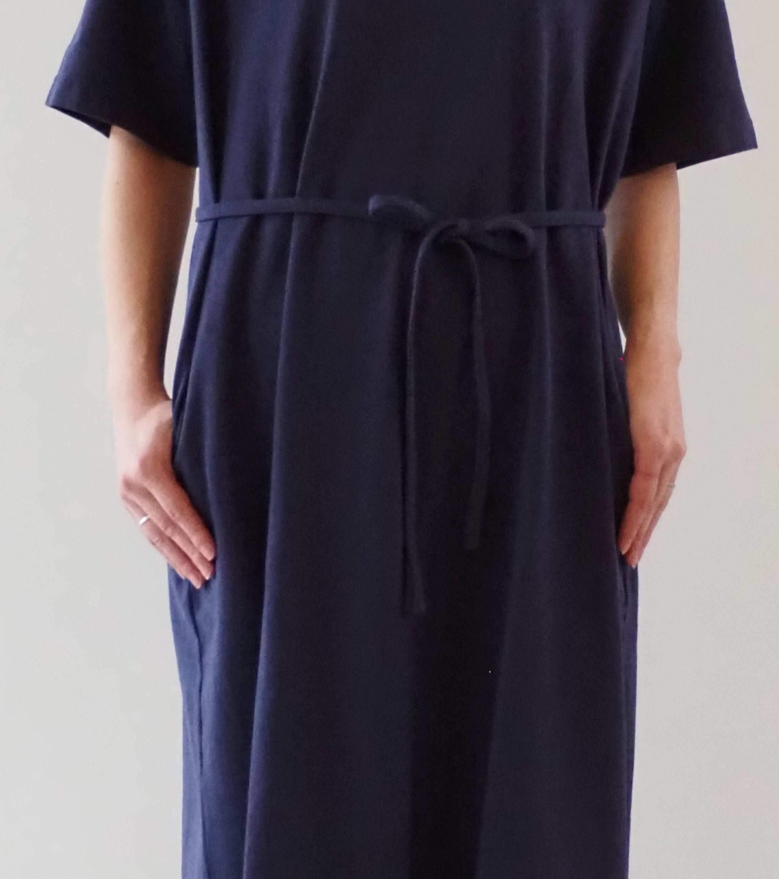 blurhms  Piece dyed Dress ,  Dark Purple Navy