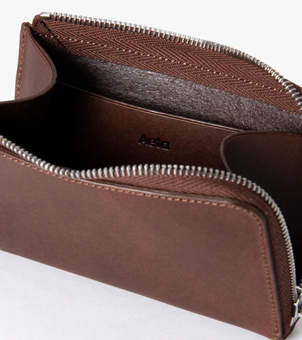 Aeta L-SHAPED WALLET : S  , Brown