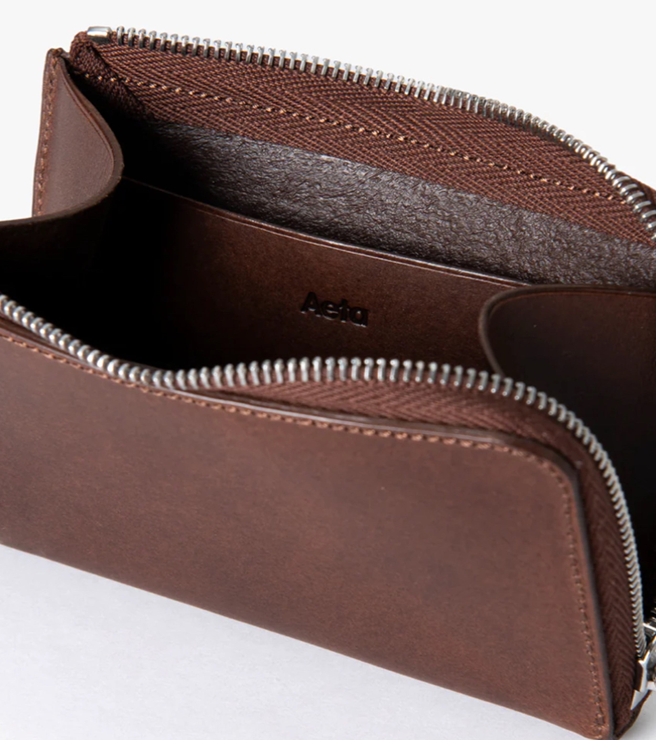 Aeta L-SHAPED WALLET : S  , Brown