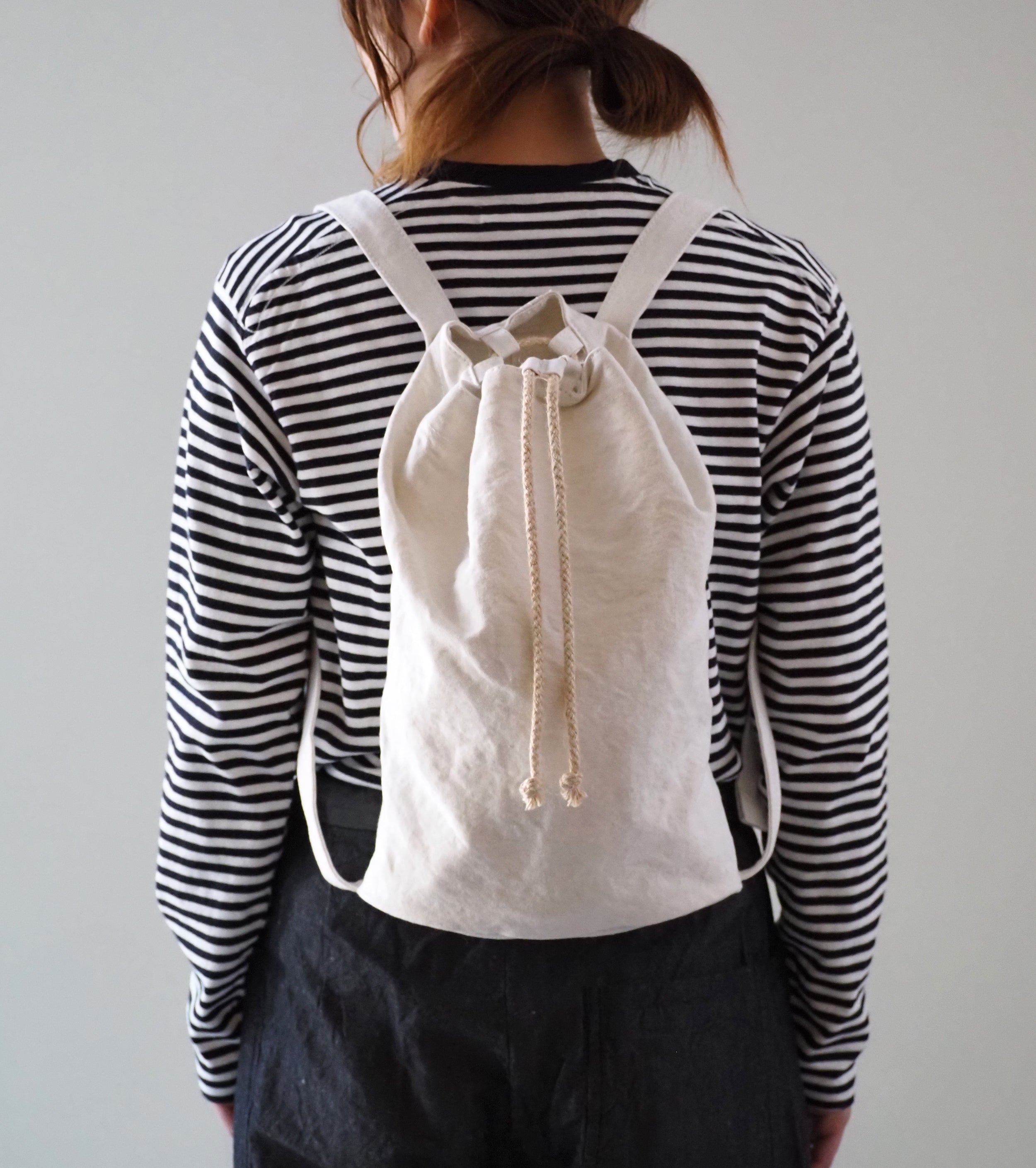 YAECA CANVAS DESIGN ナップザック , White