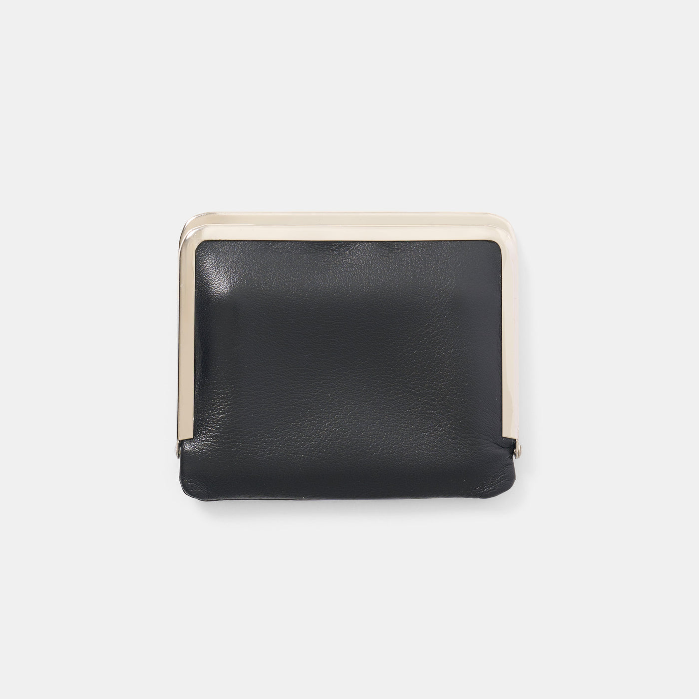 Morphee SAC À MAIN フレームド レザー ハーフ ウォレット , Black ＜SILVER＞