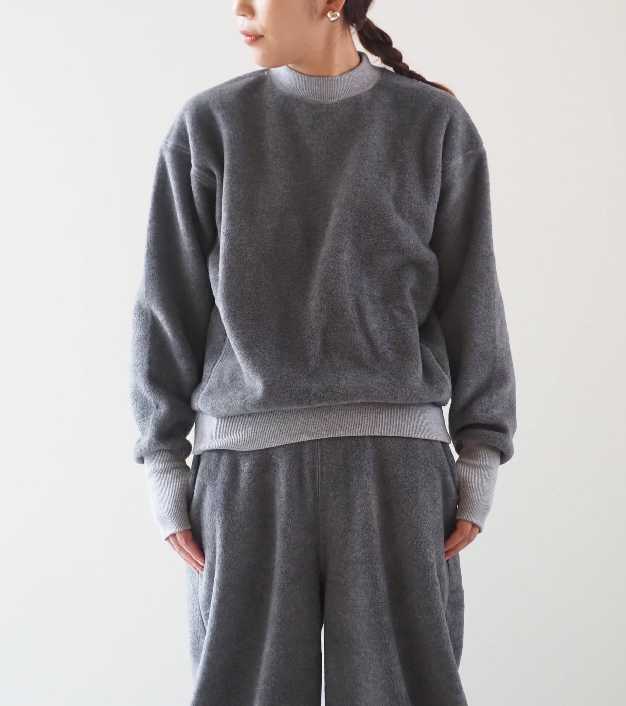 ALWEL フリース シャツ,Gray