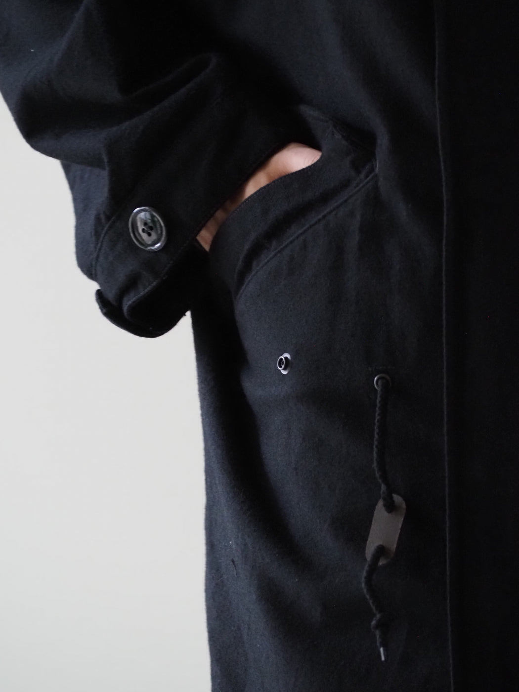 BAUTH MILITARY FOOD COAT , Black