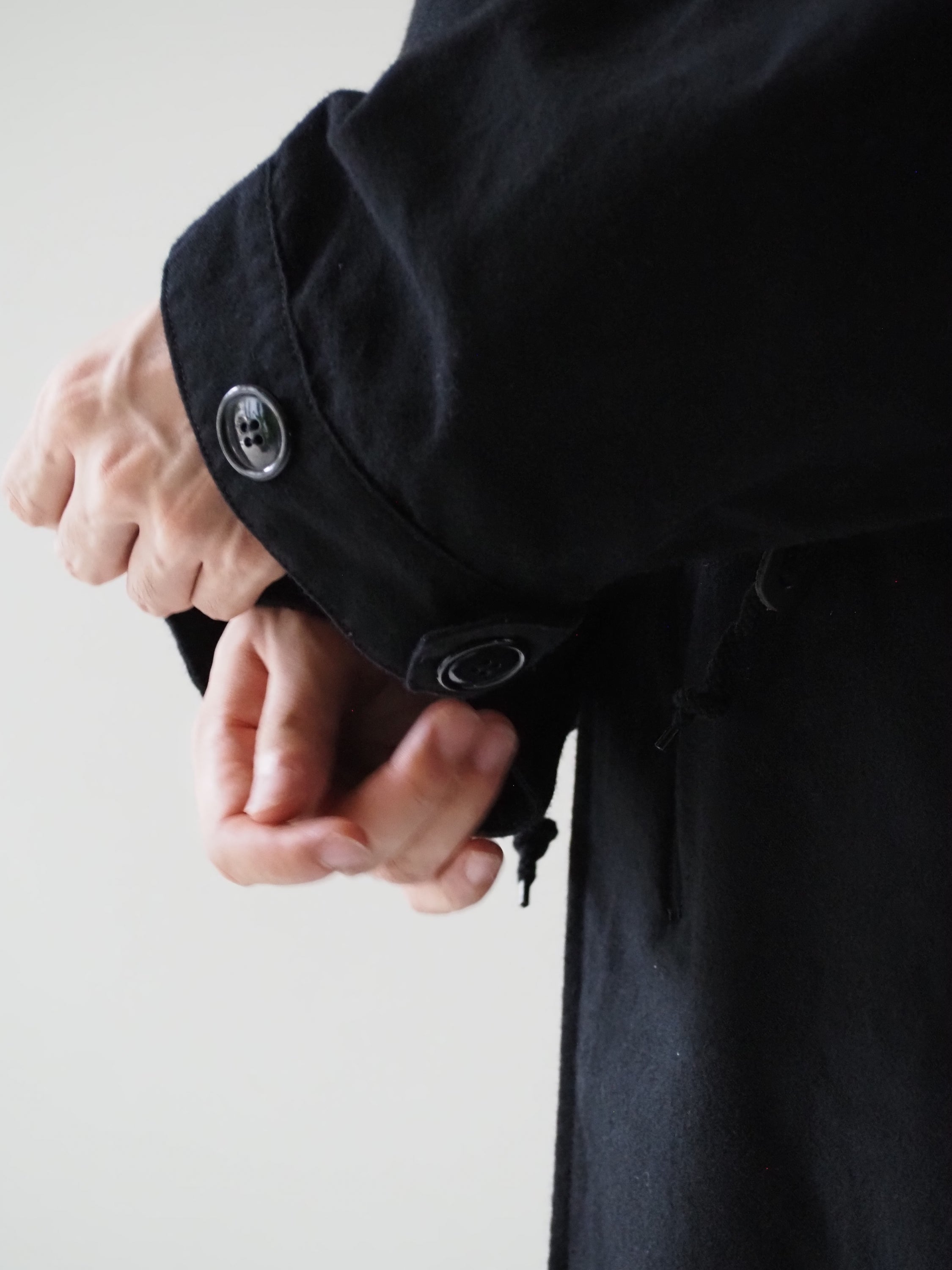 BAUTH MILITARY FOOD COAT , Black