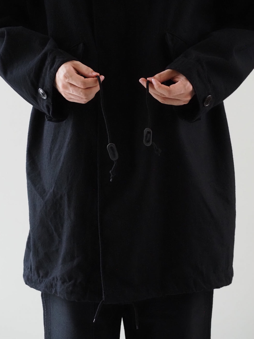 BAUTH MILITARY FOOD COAT , Black