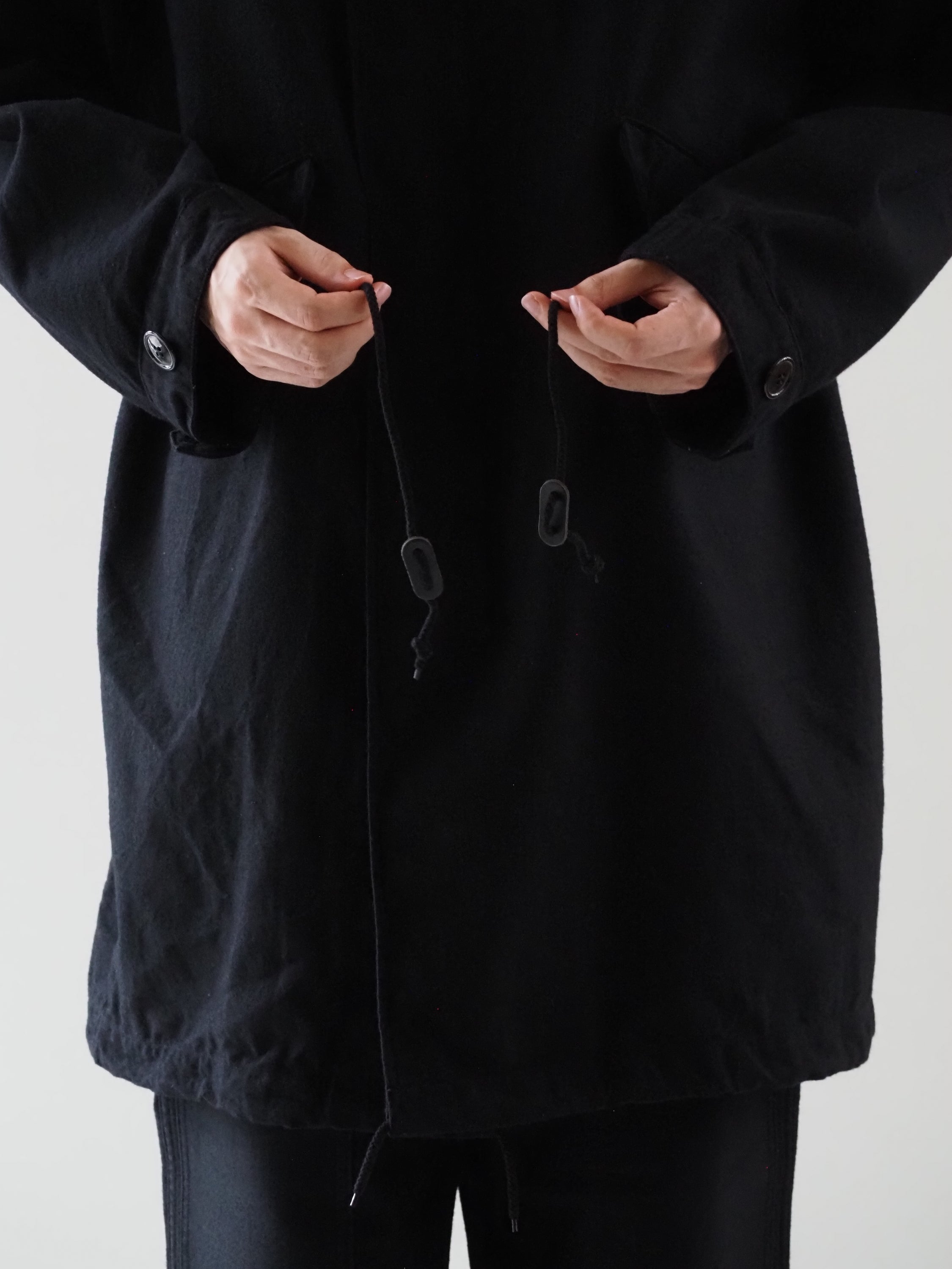 BAUTH MILITARY FOOD COAT , Black