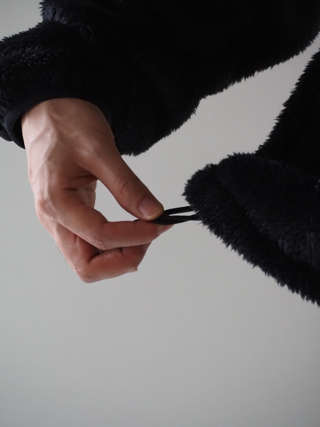 WILD THINGS LEVEL3 SHAGGY JACKET , Black