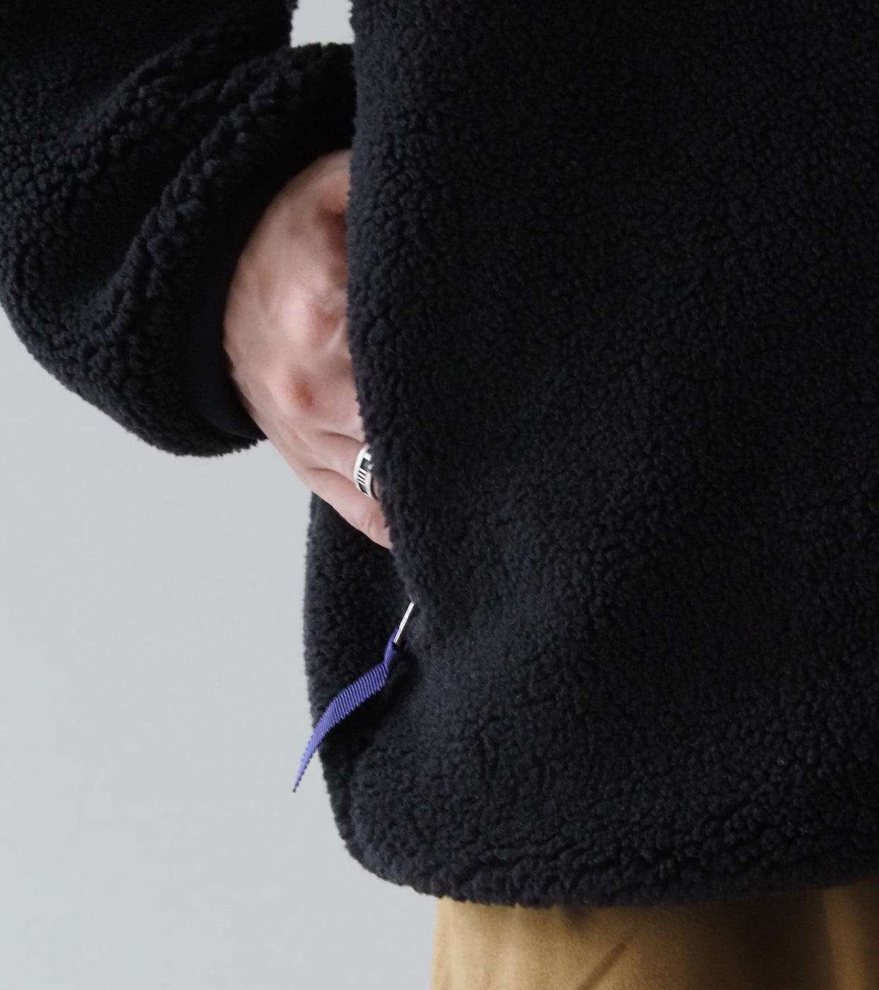 L.L.Bean JAPAN EDITION Men's Topsham Boa Fleece Jacket , Charcoal