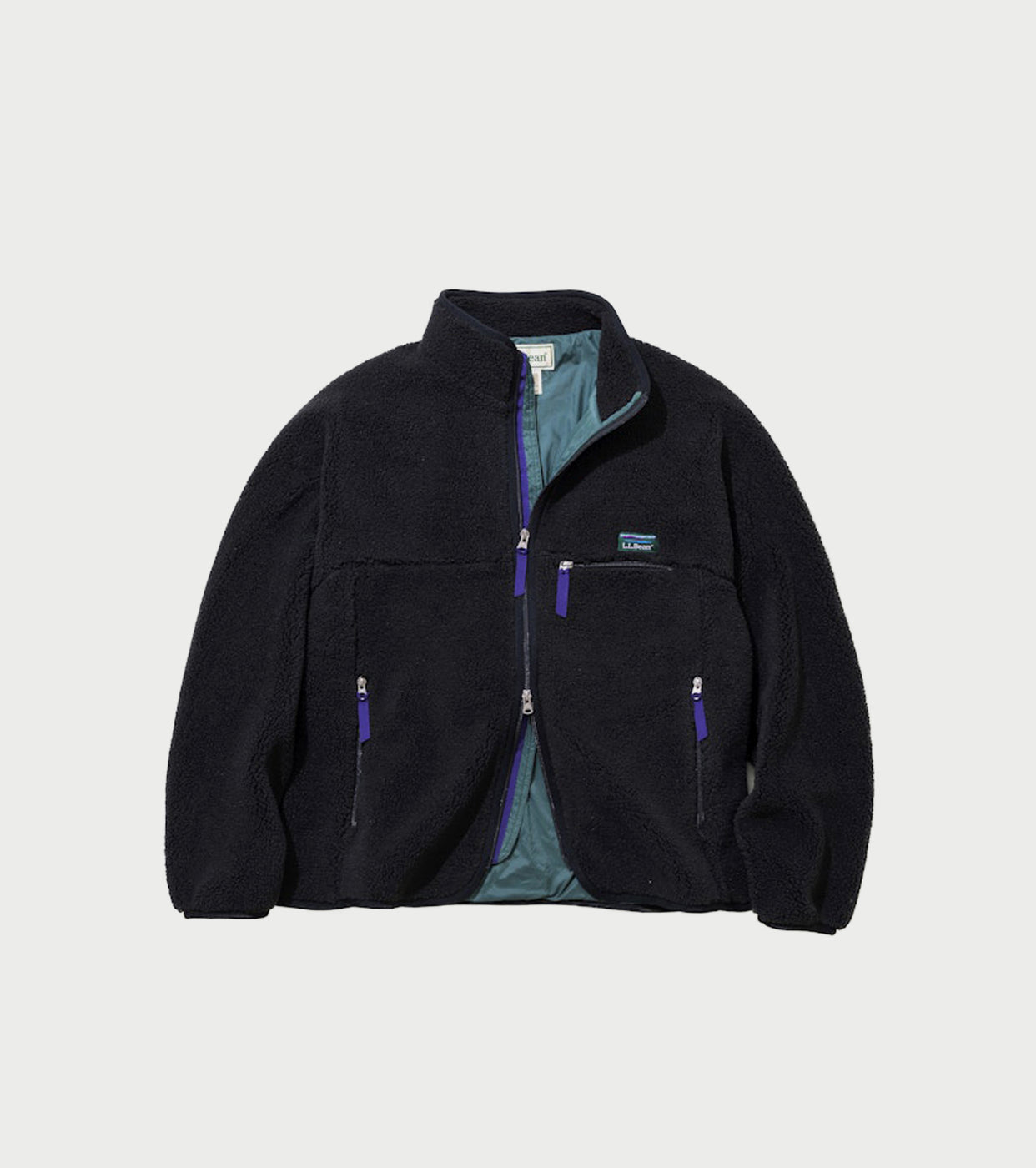 L.L.Bean JAPAN EDITION Men's Topsham Boa Fleece Jacket , Charcoal