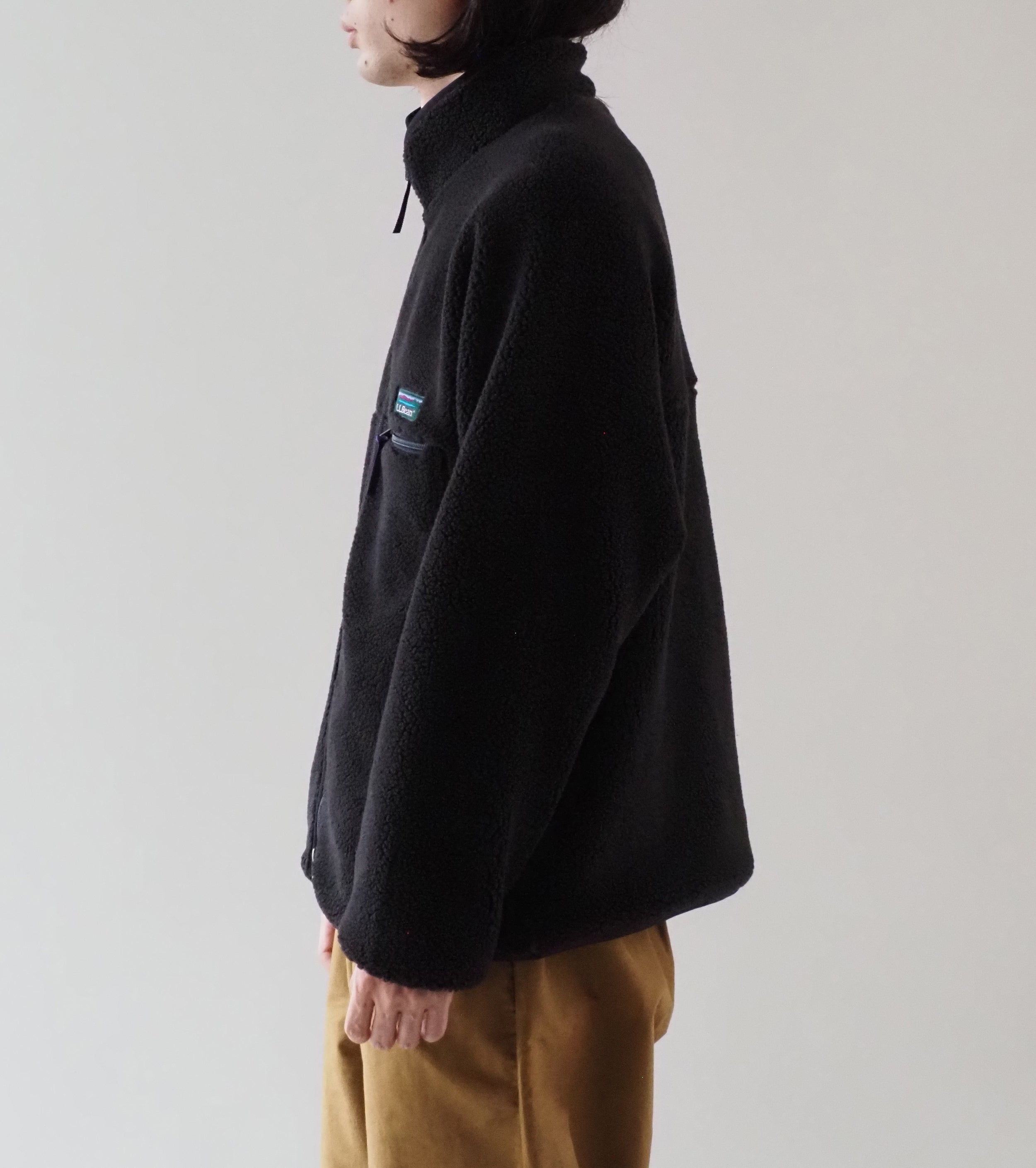 L.L.Bean JAPAN EDITION Men's Topsham Boa Fleece Jacket , Charcoal