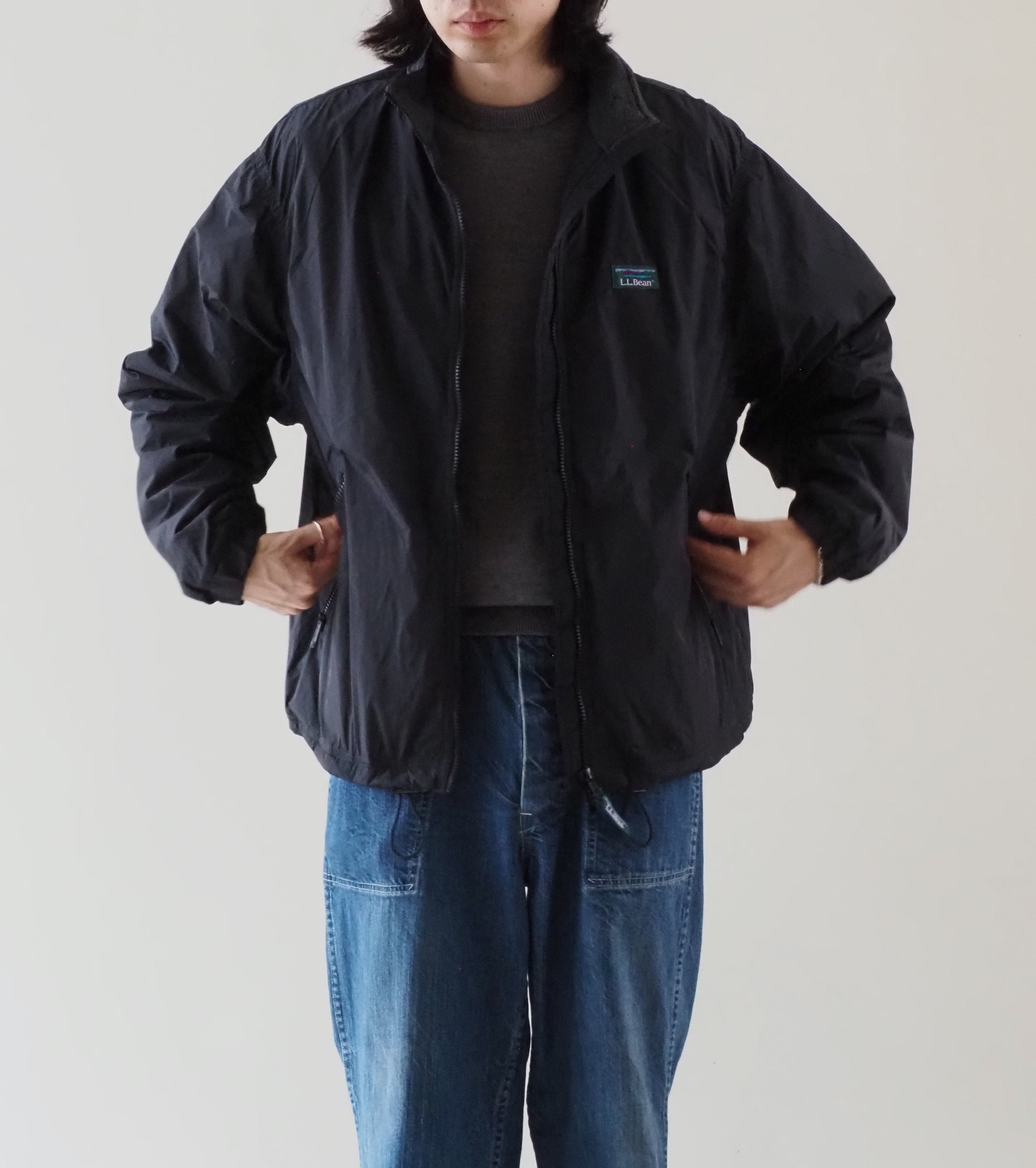L.L.Bean JAPAN EDITION Men's Lovell Microfleece lined Jacket, Midnight