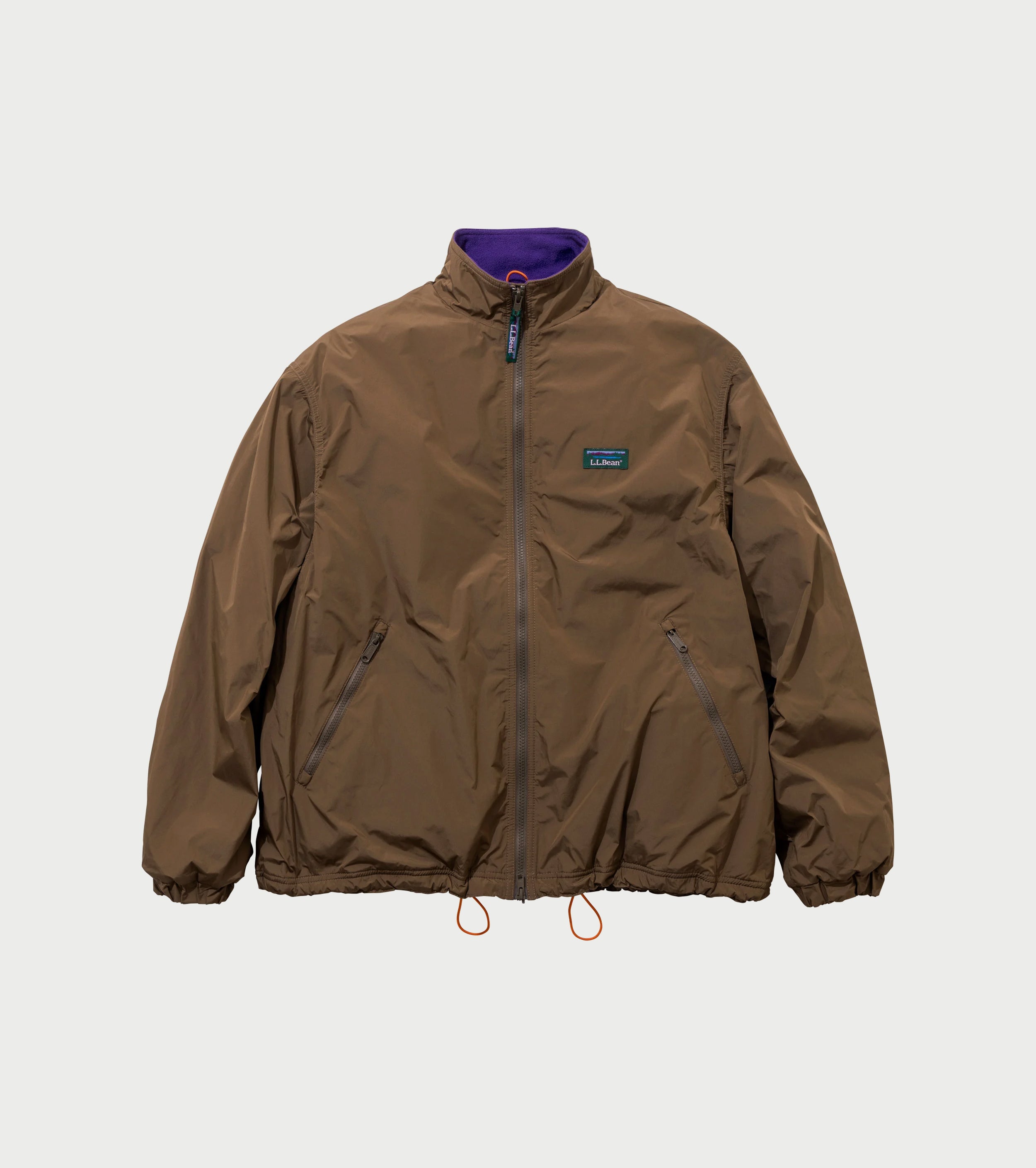L.L.Bean JAPAN EDITION Men's Lovell Microfleece lined Jacket, Mocha