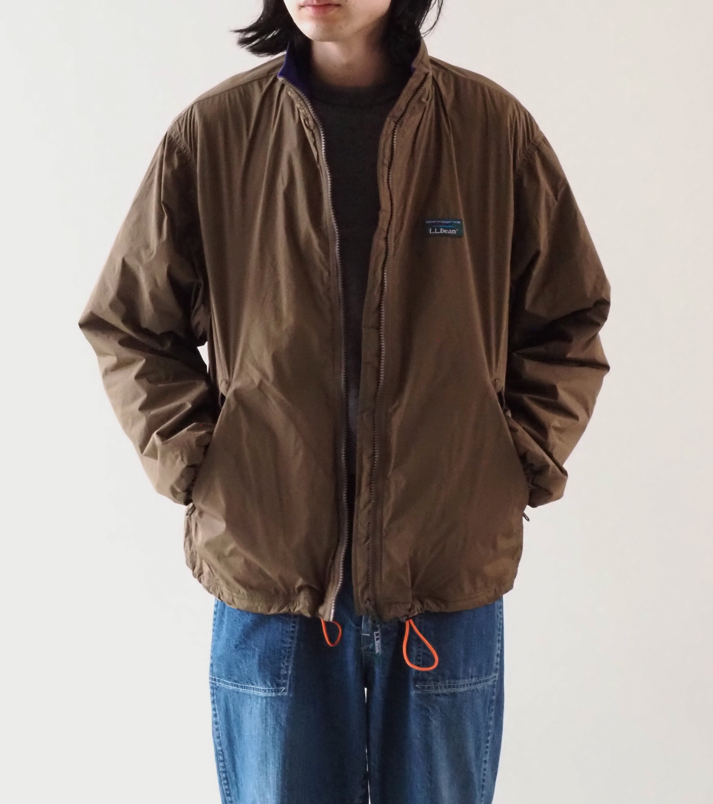 L.L.Bean JAPAN EDITION Men's Lovell Microfleece lined Jacket, Mocha