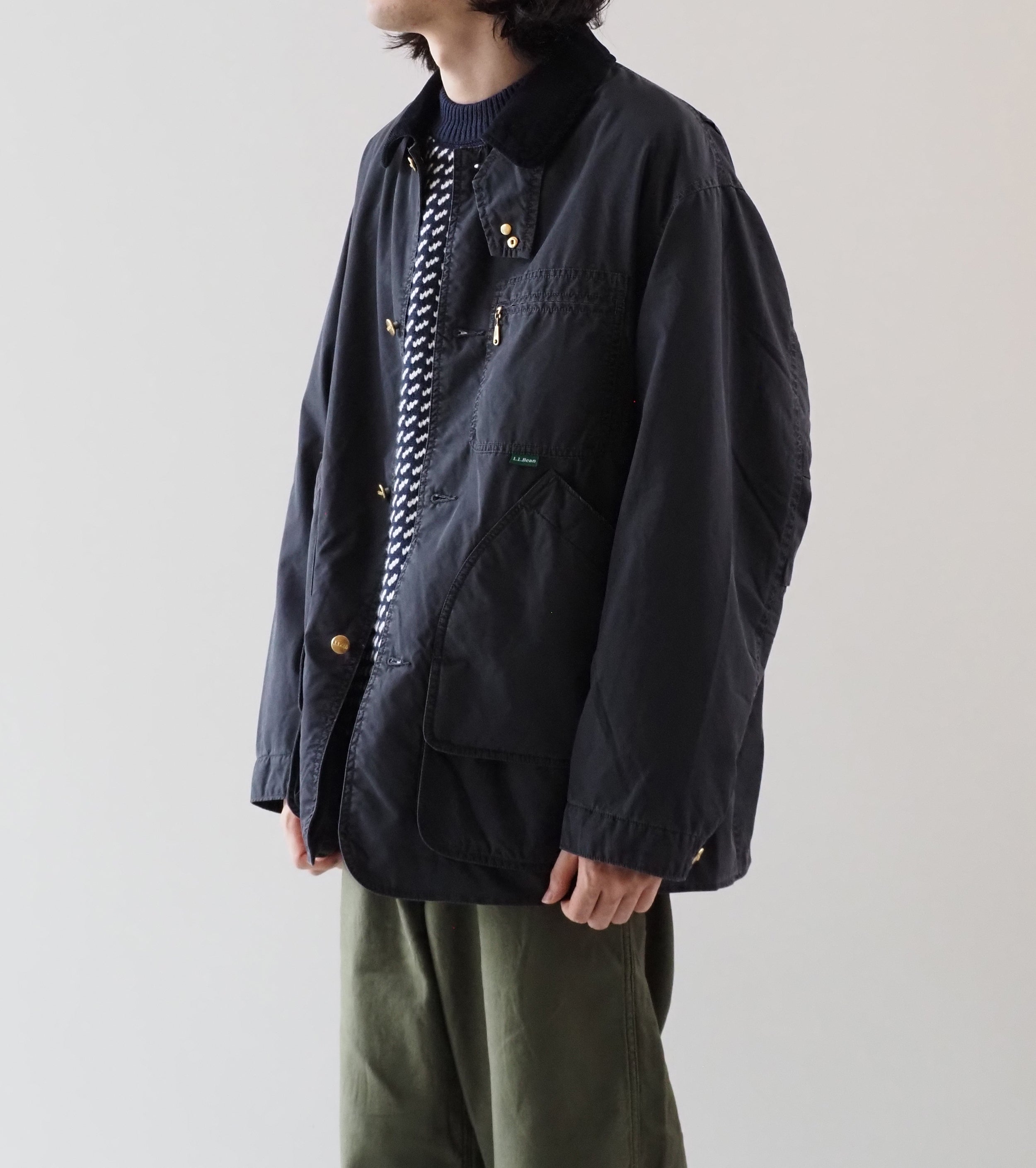 L.L.Bean JAPAN EDITION ビーンズ・フィールド・コート インサレーテッド インディゴ  , Fade Black