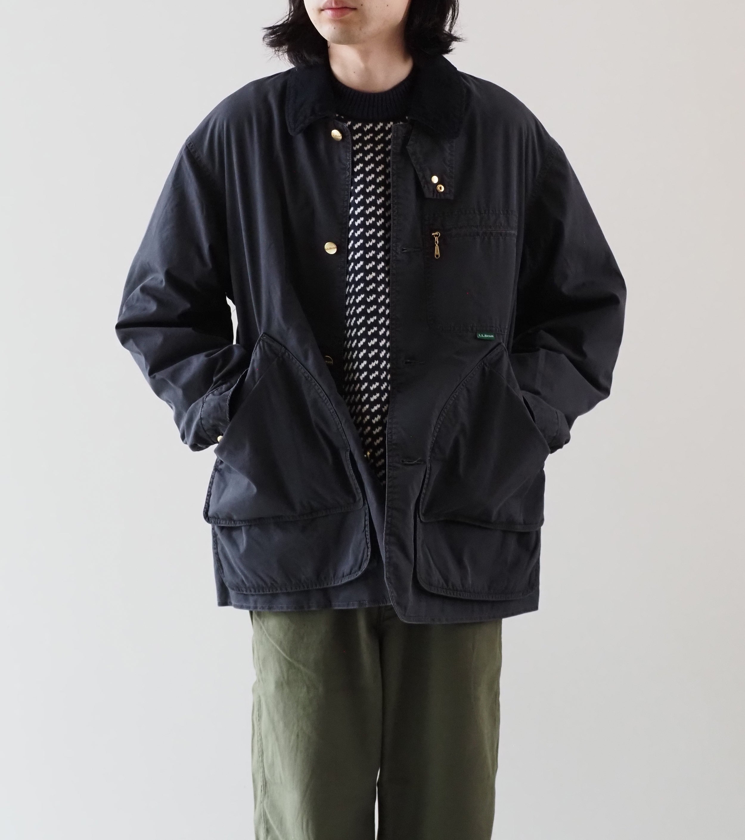 L.L.Bean JAPAN EDITION ビーンズ・フィールド・コート インサレーテッド インディゴ  , Fade Black