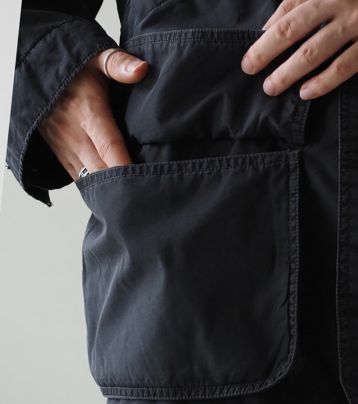 L.L.Bean JAPAN EDITION ビーンズ・フィールド・コート インサレーテッド インディゴ  , Fade Black