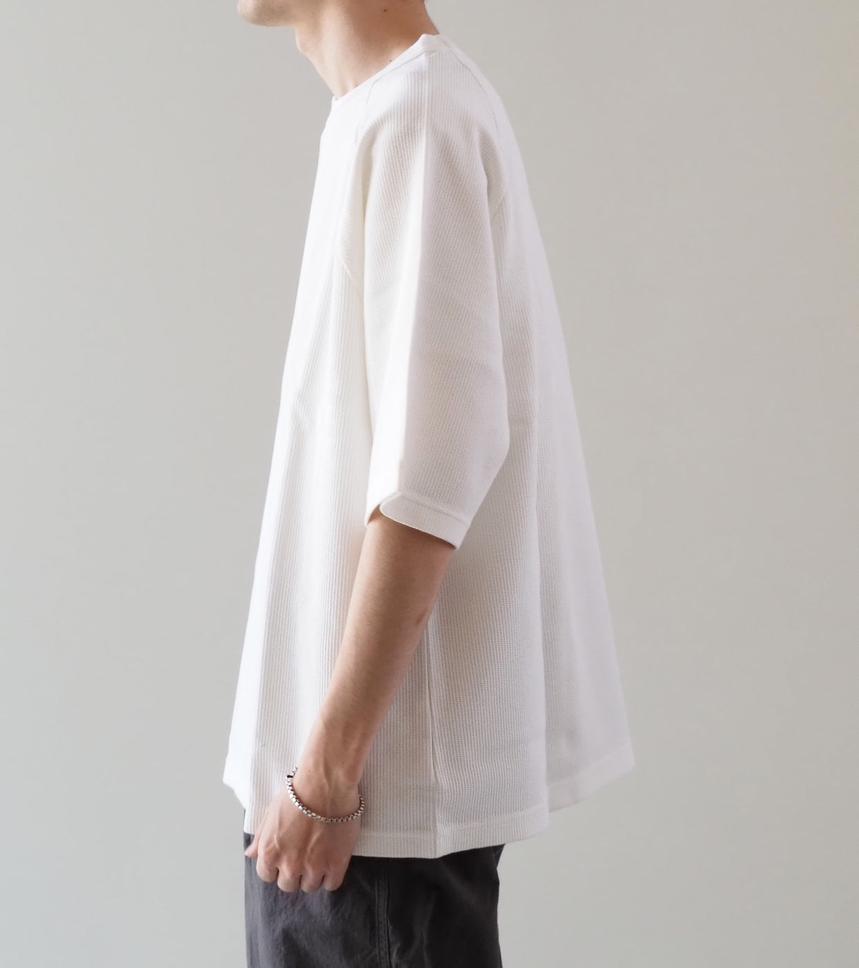 Blurhms Root Stock ラフ＆スムース サーマル  ラグラン ティー, Off