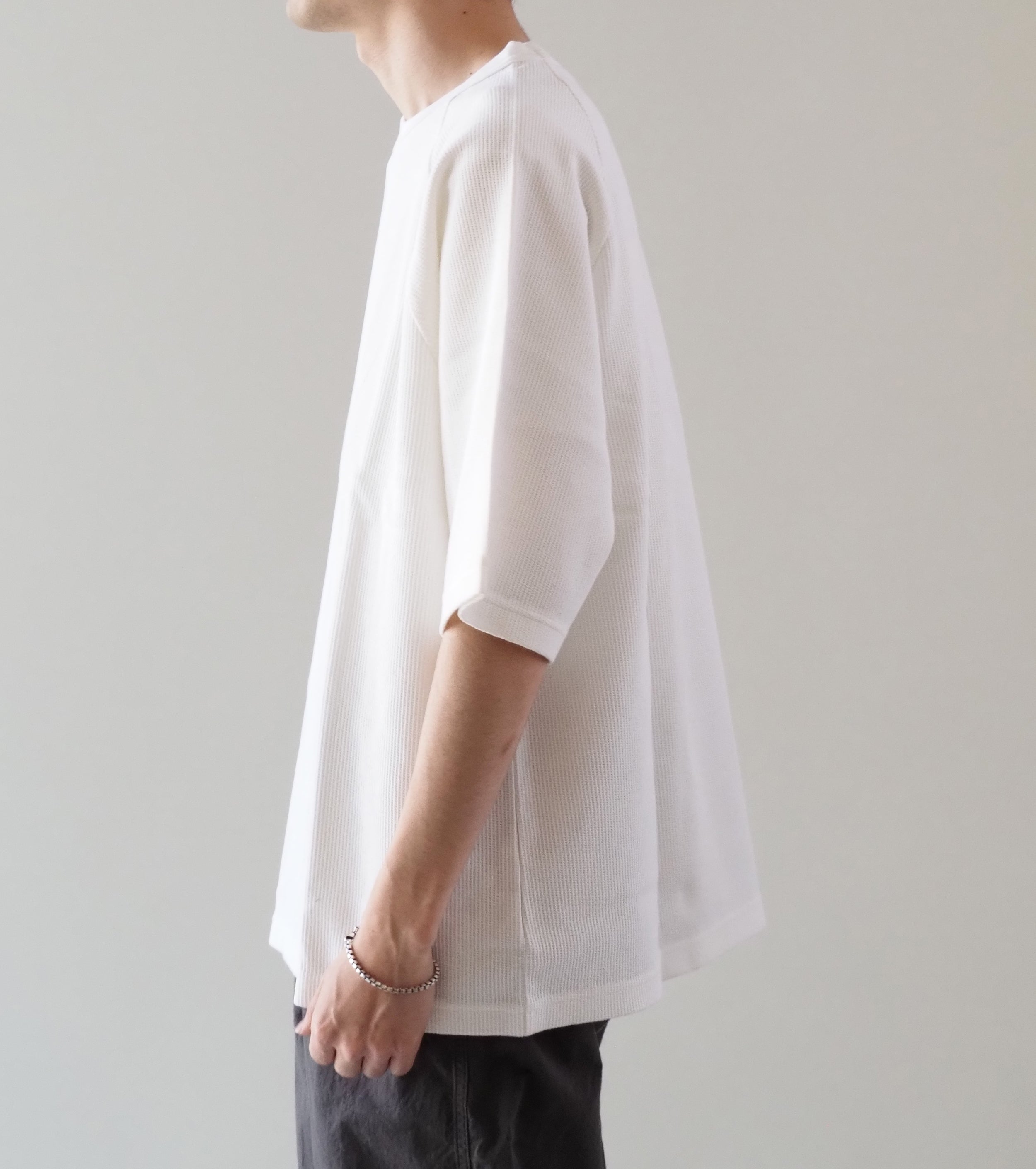 Blurhms Root Stock ラフ＆スムース サーマル  ラグラン ティー, Off