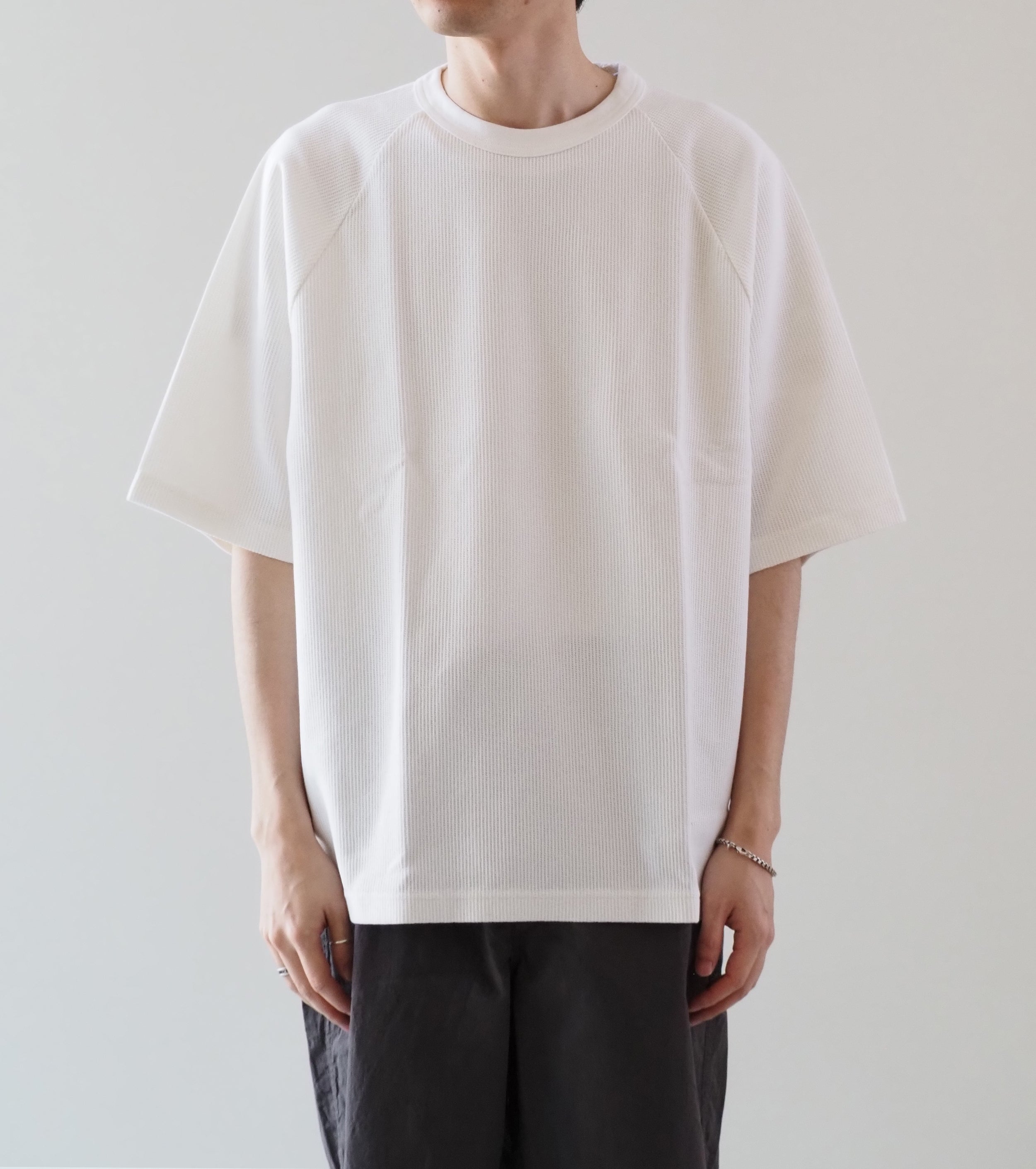 Blurhms Root Stock ラフ＆スムース サーマル  ラグラン ティー, Off