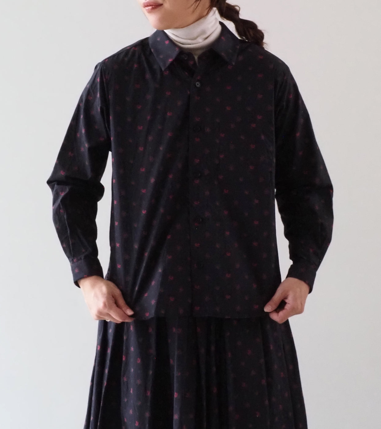 YAECA CANVAS DESIGN Button Skirt , Clio