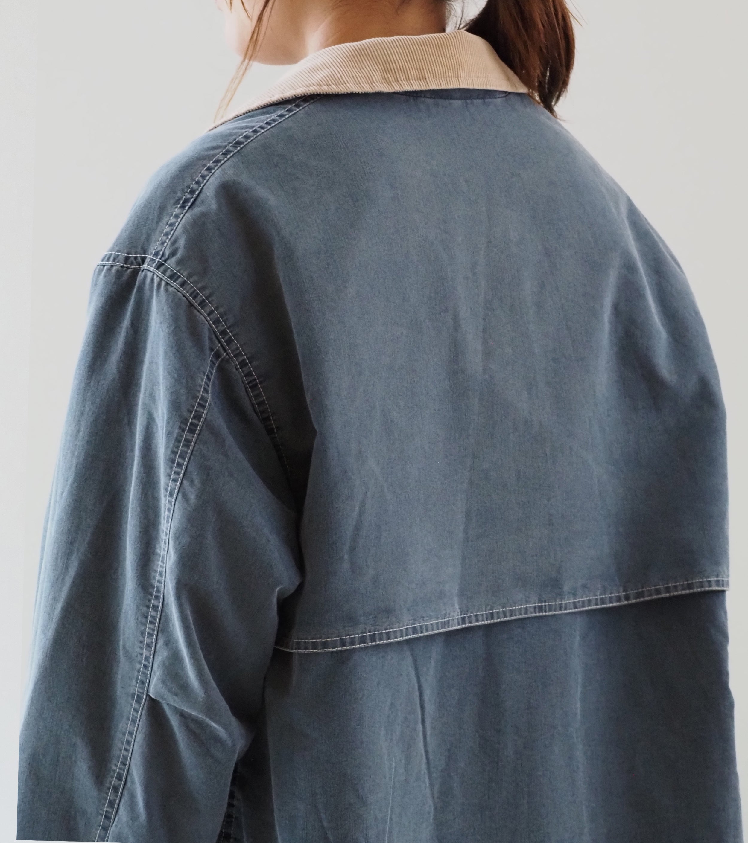 L.L.Bean JAPAN EDITION  ウィメンズ ビーンズ・フィールド・コート インサレーテッド インディゴ  , Fade Blue