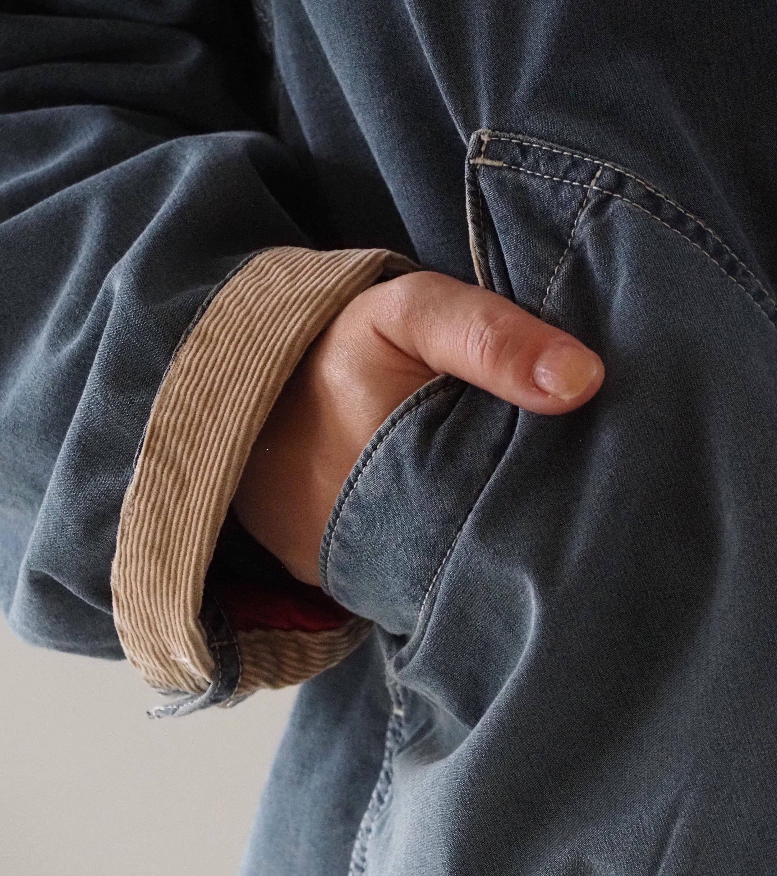 L.L.Bean JAPAN EDITION  ウィメンズ ビーンズ・フィールド・コート インサレーテッド インディゴ  , Fade Blue