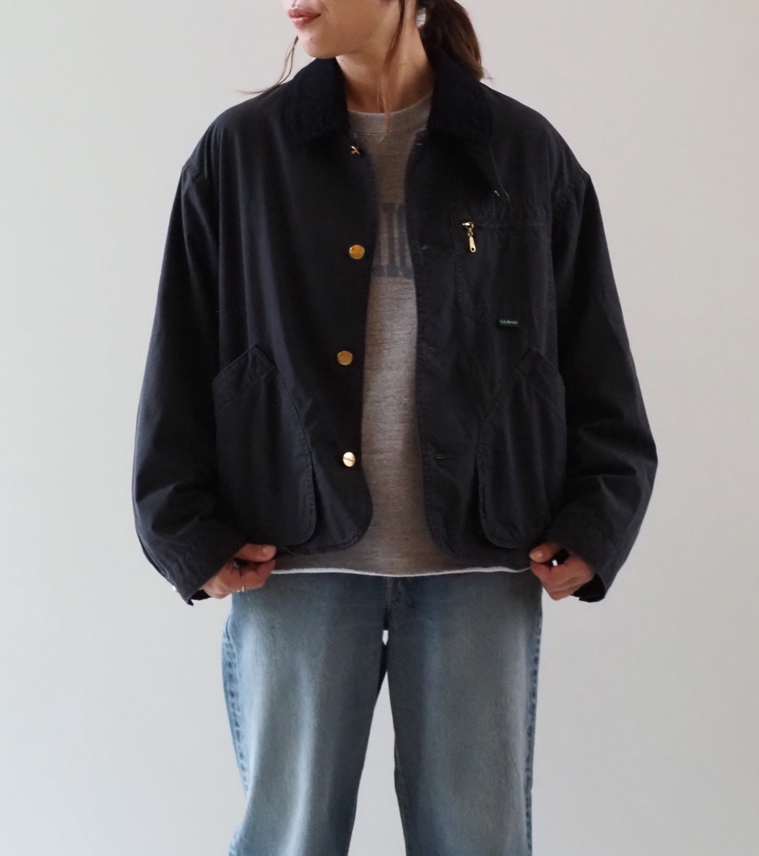 L.L.Bean JAPAN EDITION  ウィメンズ ビーンズ・フィールド・コート インサレーテッド インディゴ  , Fade Black