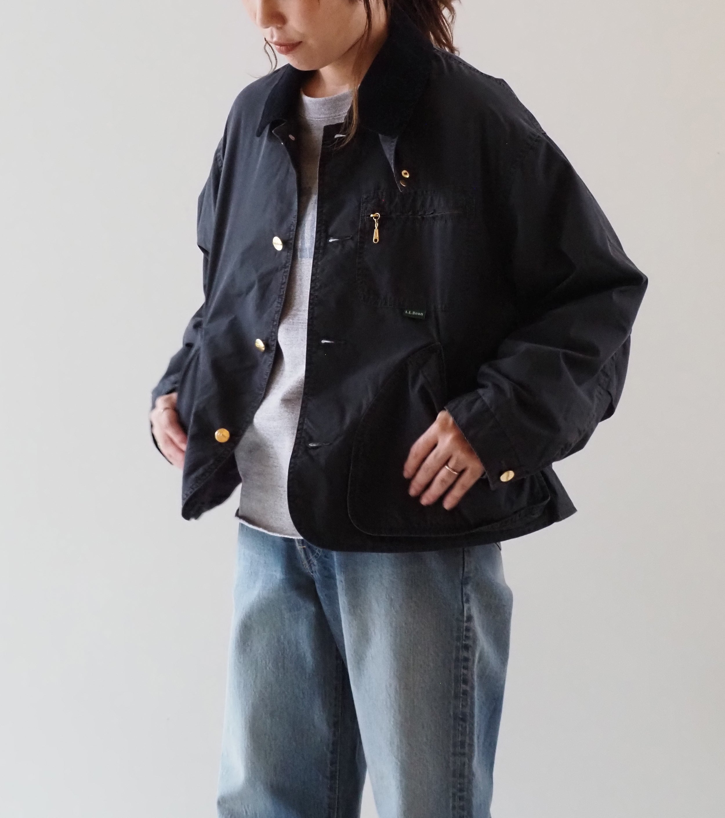 L.L.Bean JAPAN EDITION  ウィメンズ ビーンズ・フィールド・コート インサレーテッド インディゴ  , Fade Black