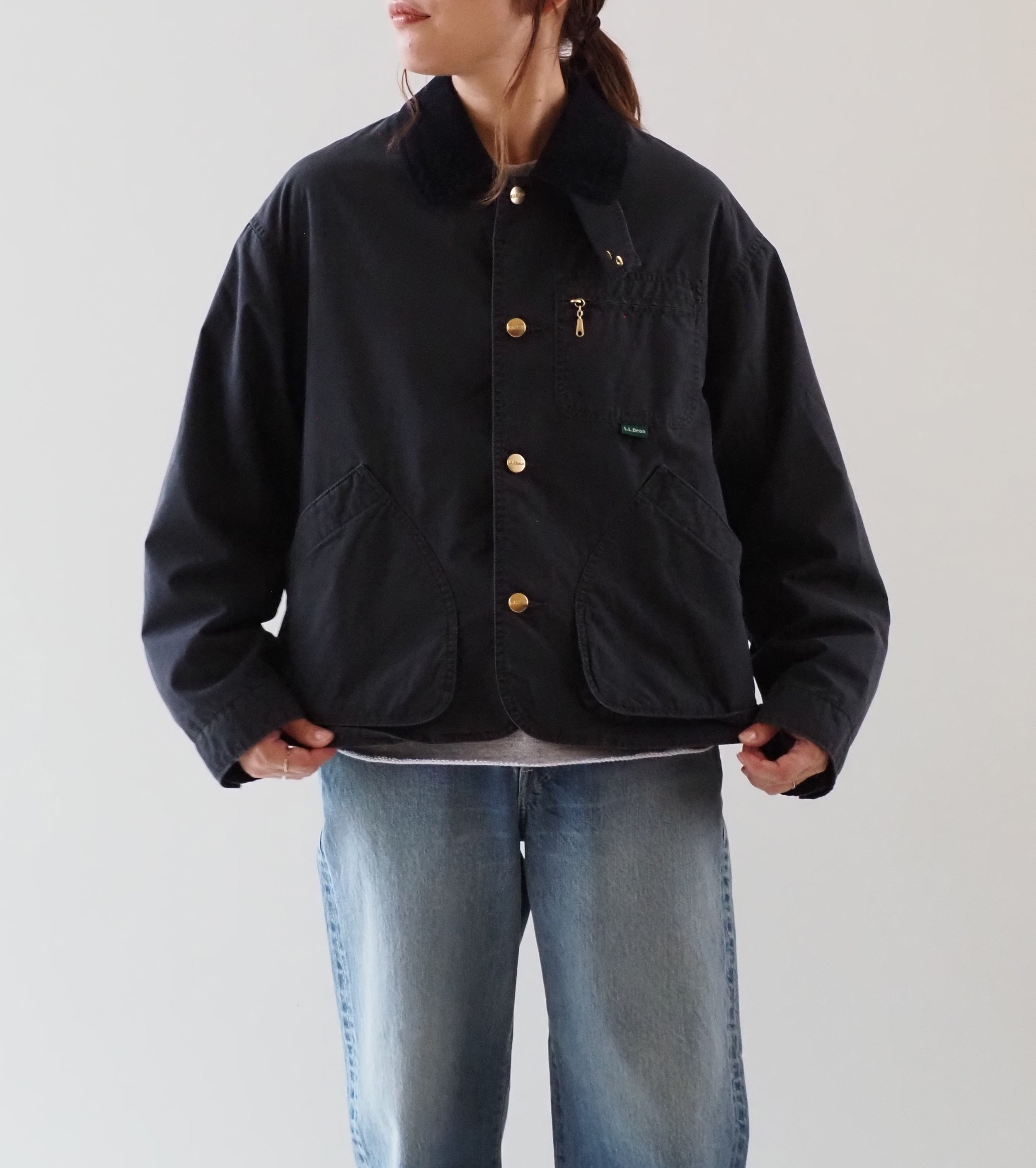 L.L.Bean JAPAN EDITION  ウィメンズ ビーンズ・フィールド・コート インサレーテッド インディゴ  , Fade Black