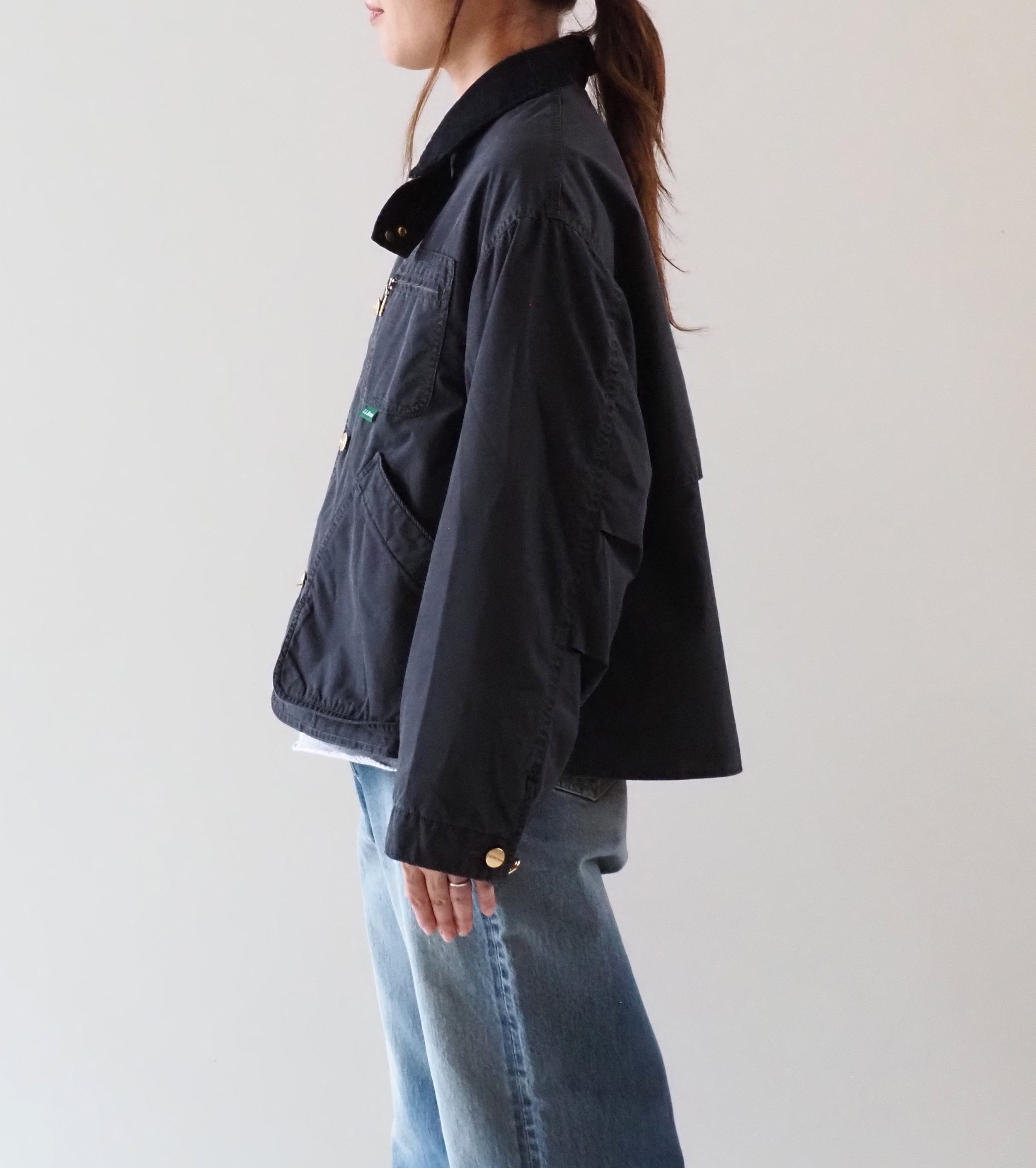 L.L.Bean JAPAN EDITION  ウィメンズ ビーンズ・フィールド・コート インサレーテッド インディゴ  , Fade Black