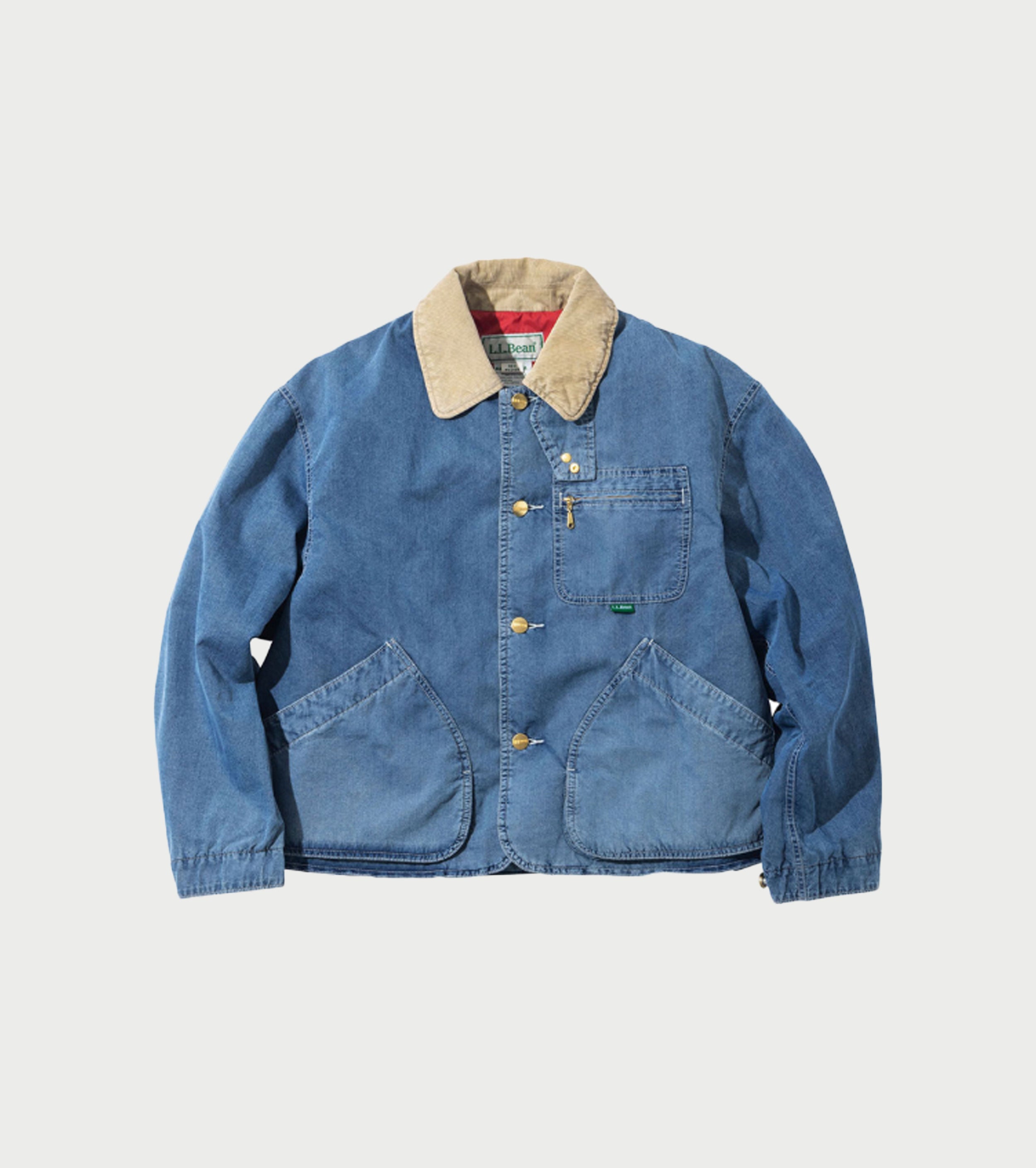 L.L.Bean JAPAN EDITION  ウィメンズ ビーンズ・フィールド・コート インサレーテッド インディゴ  , Fade Blue