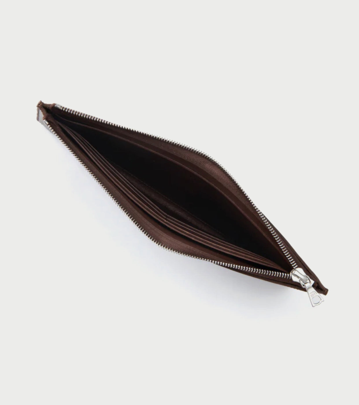 Aeta フラット ロング ウォレット , Brown