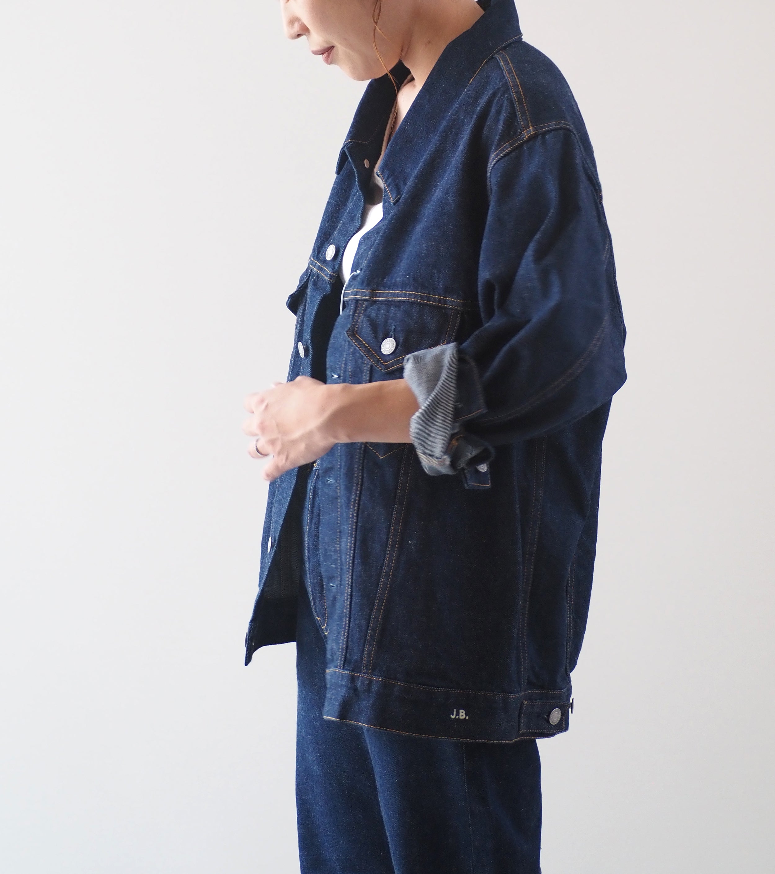 J.B. ATTIRE パリス ジーン ジャケット, One Wash