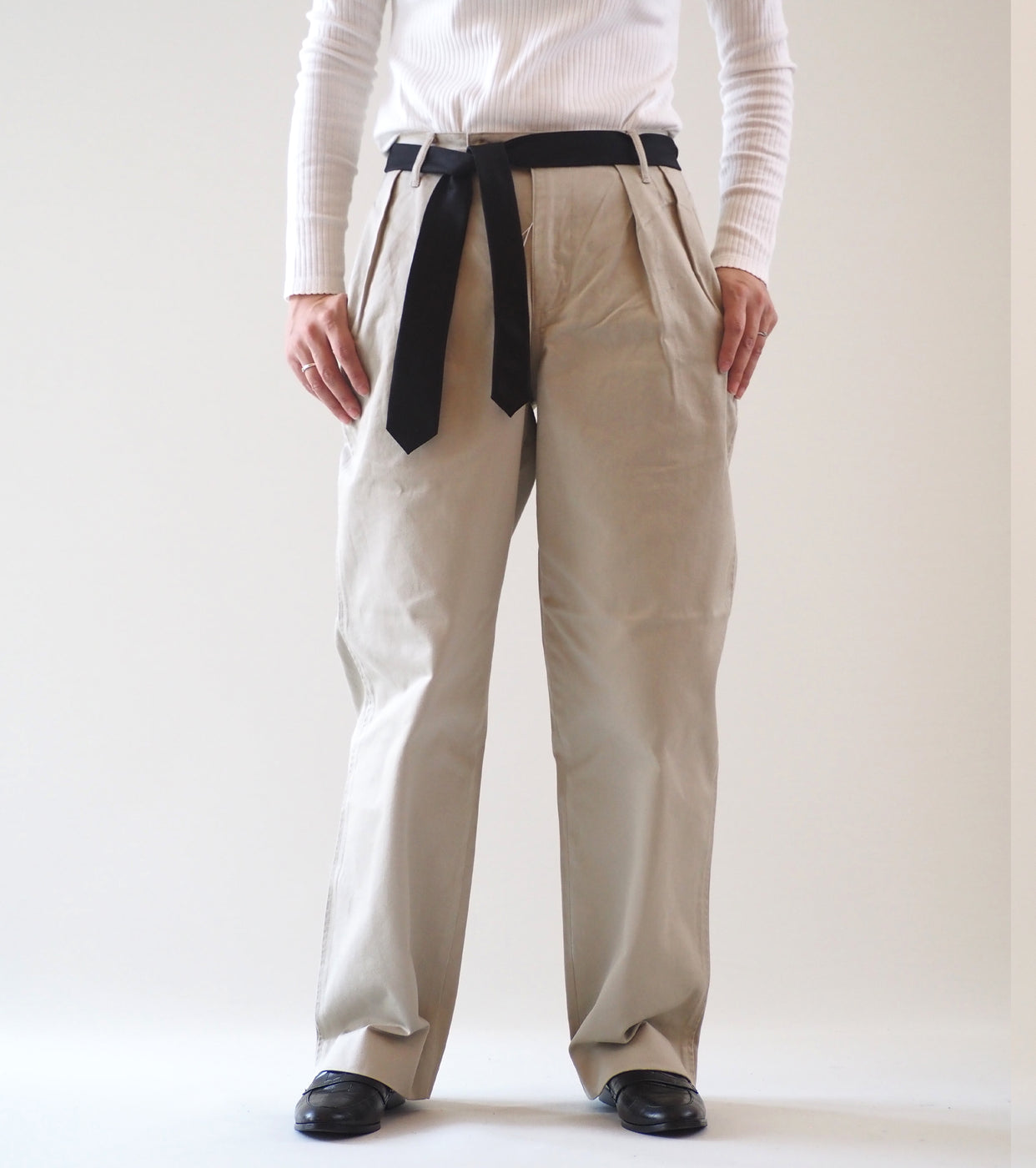 J.B. ATTIRE PARIS TROUSER ,Beige