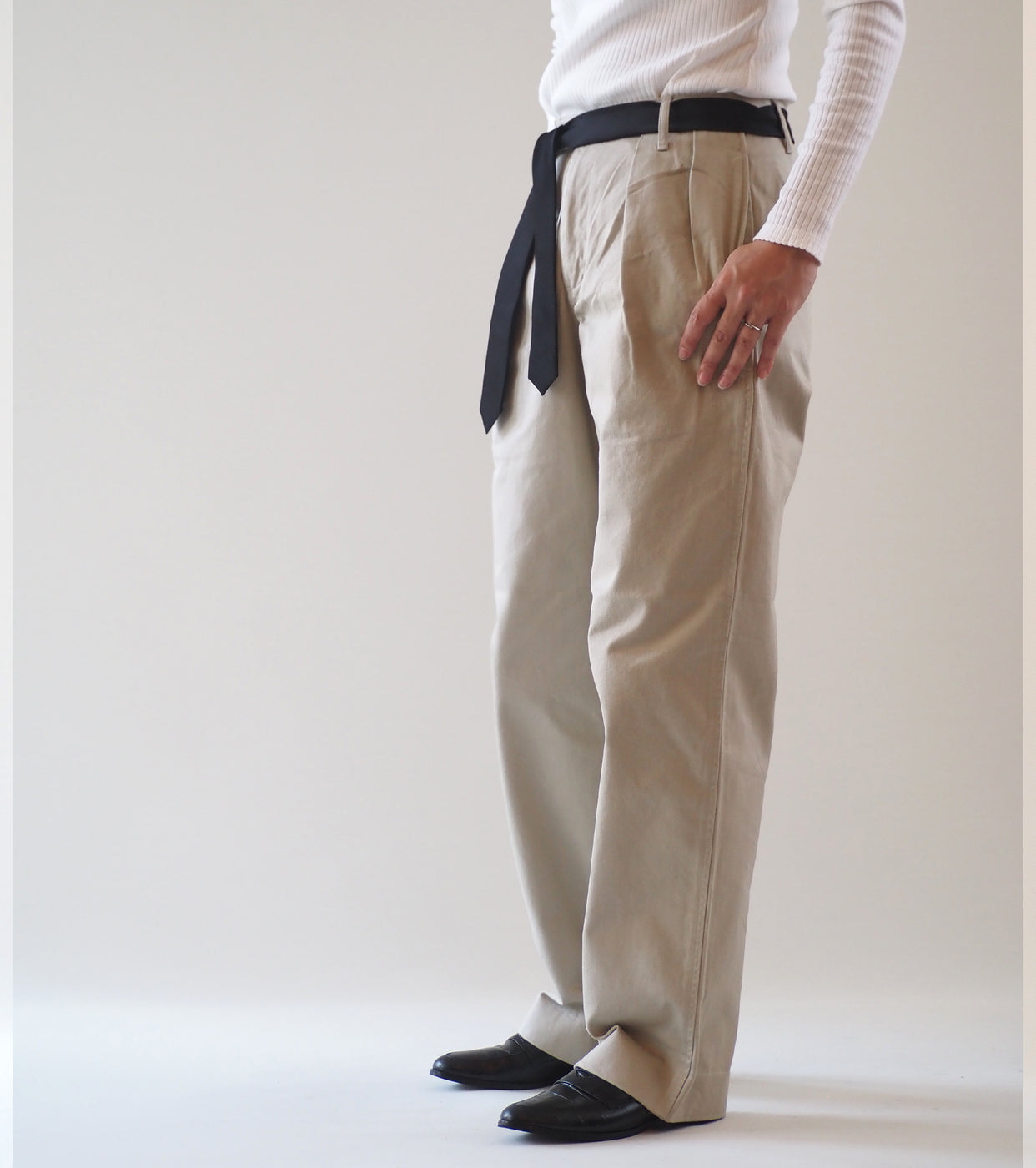 J.B. ATTIRE PARIS TROUSER ,Beige