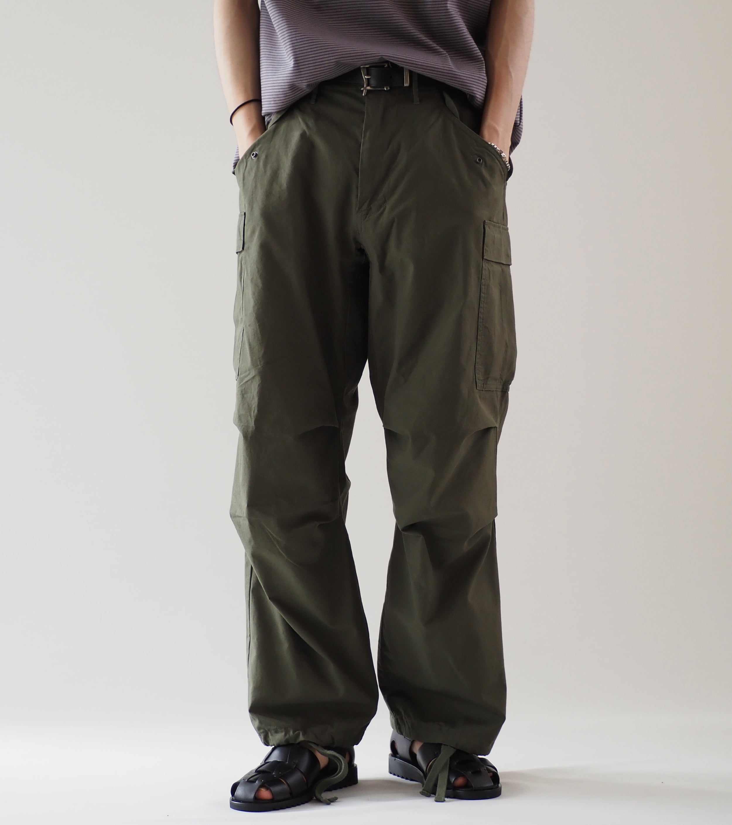 YAECA Like Wear M51 フィールドパンツ , Olive （Poplin）