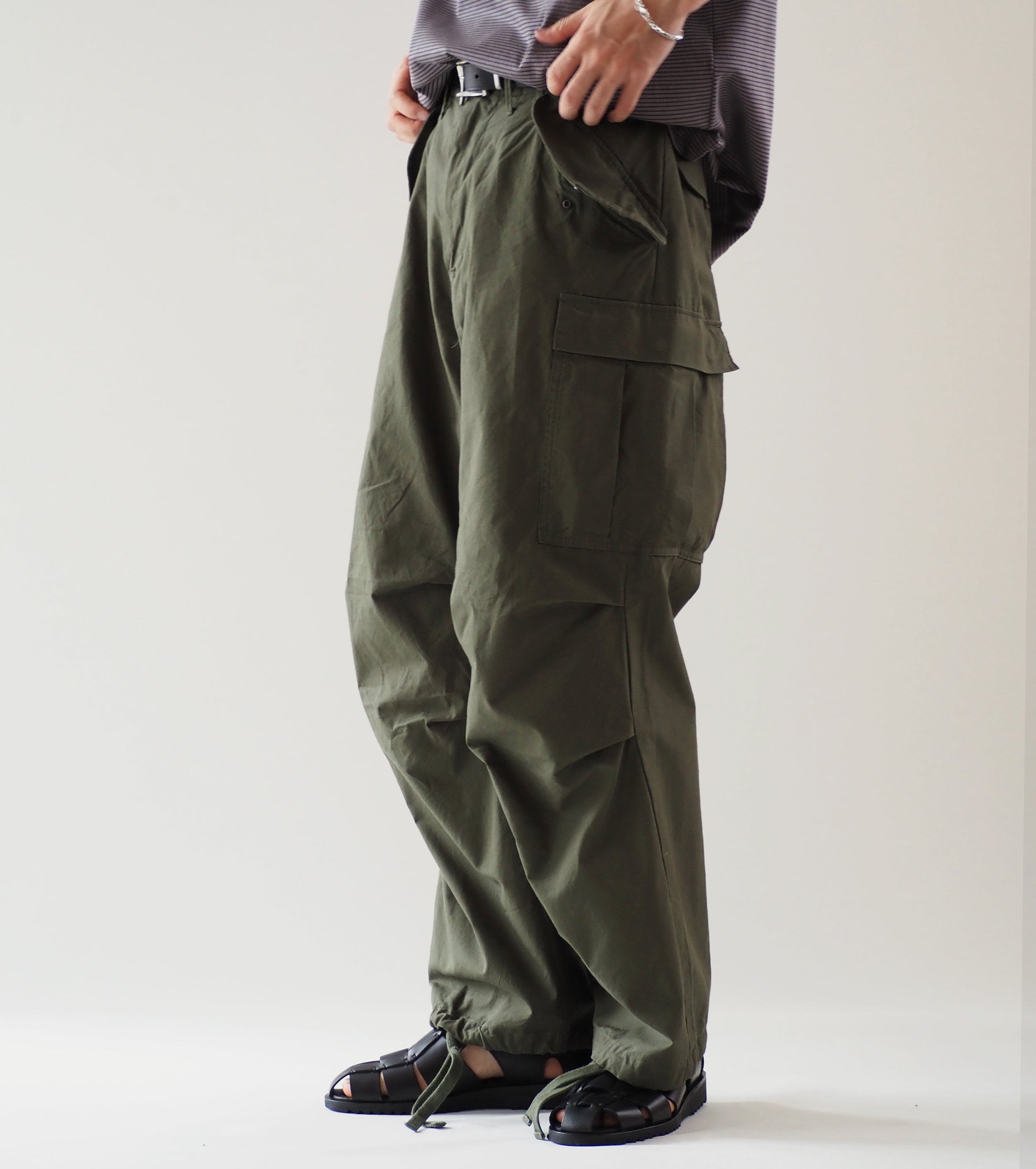 YAECA Like Wear M51 フィールドパンツ , Olive （Poplin）