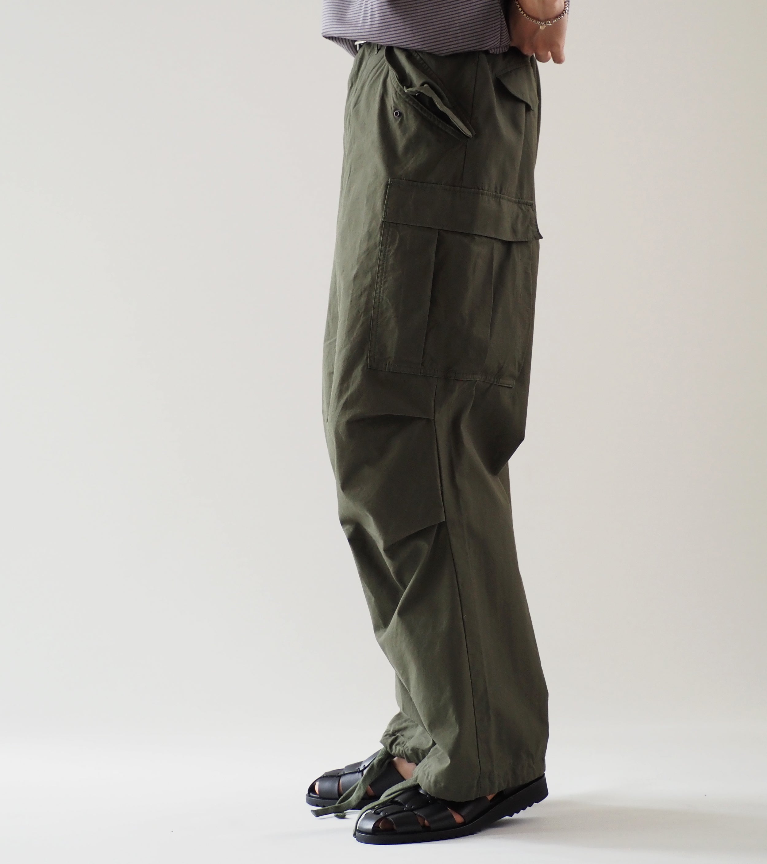 YAECA Like Wear M51 フィールドパンツ , Olive （Poplin）