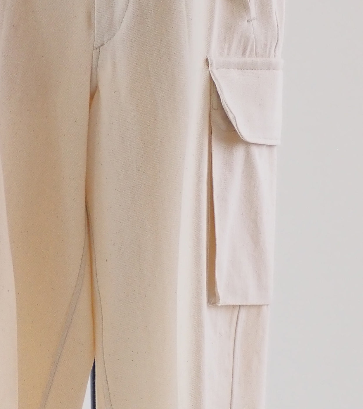 blurhms Twill French Combat Trousers, Ivory