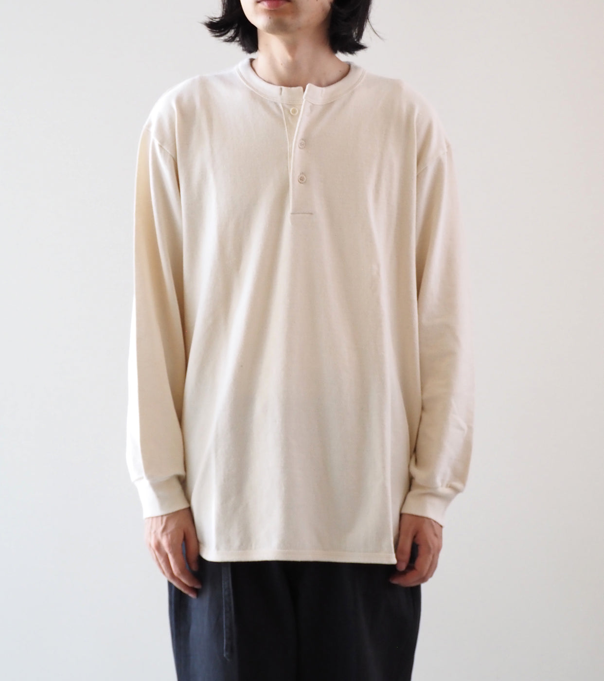 blurhms Cotton Silk Nep Baseball Henry , Ivory