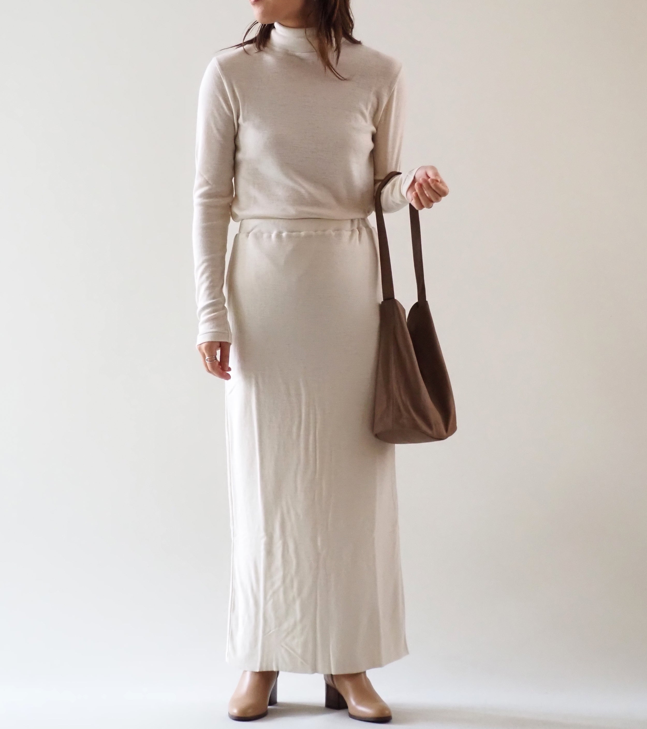 blurhms Wool Rib Turtle Neck ,  Ivory